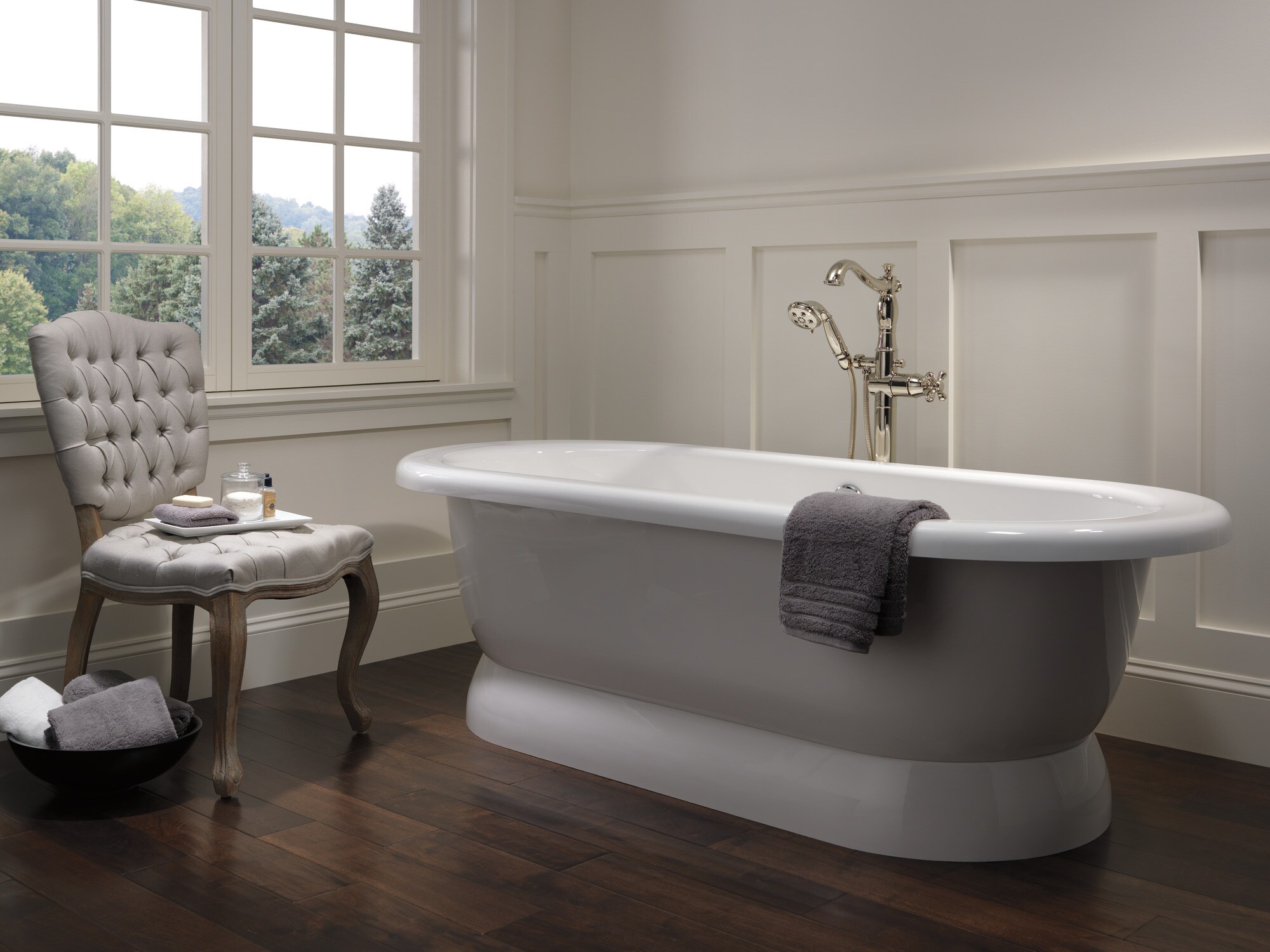 Delta T4797-PNFL-LHP Roman-Tub-Faucets - View #7