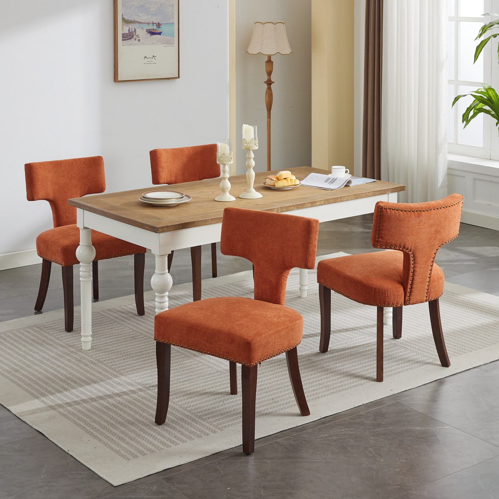 Hrinhom HC-W7005-ORANGE Dining-Chairs - View #7