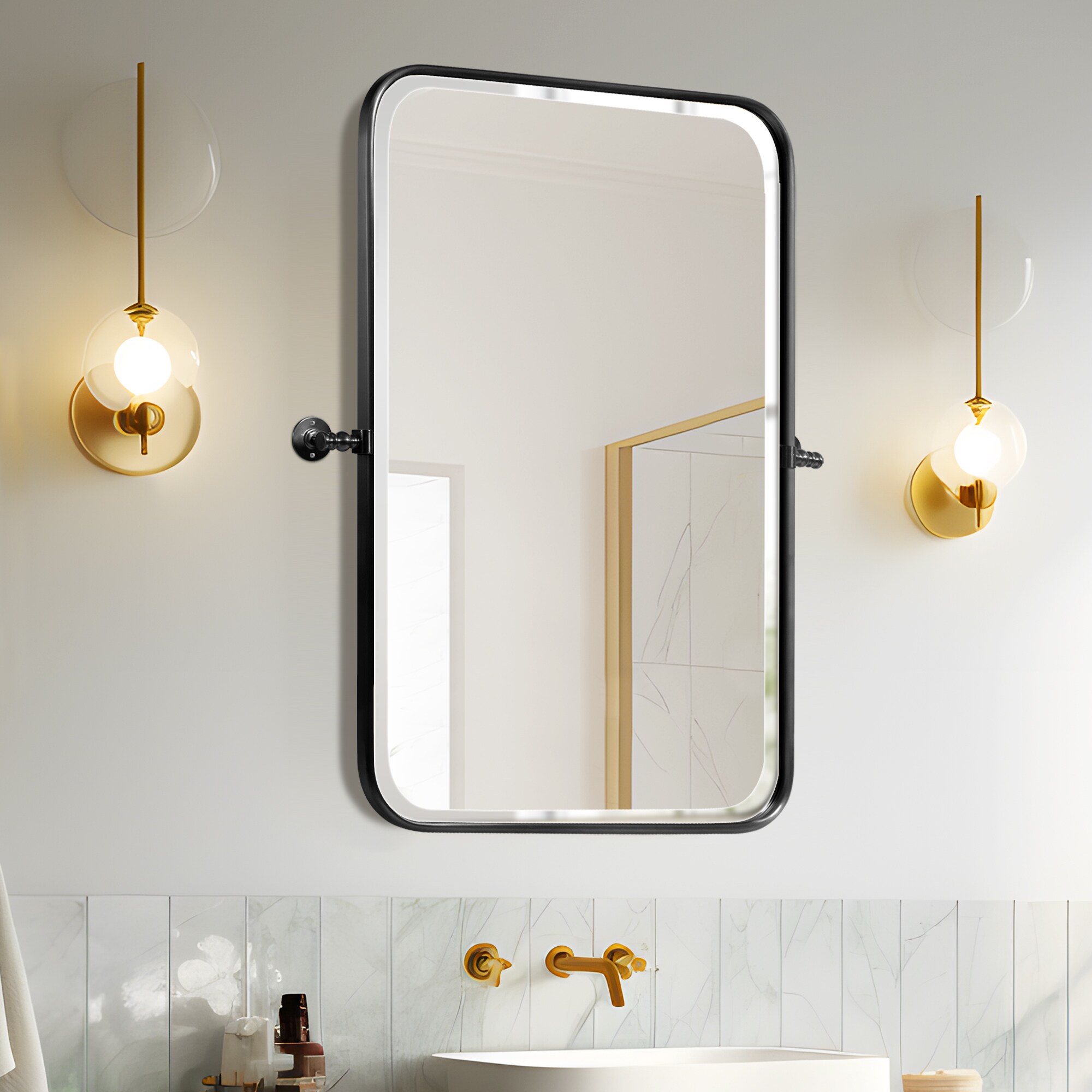 Dovelina LS-23091920 Framed-Bath-Mirrors - View #2