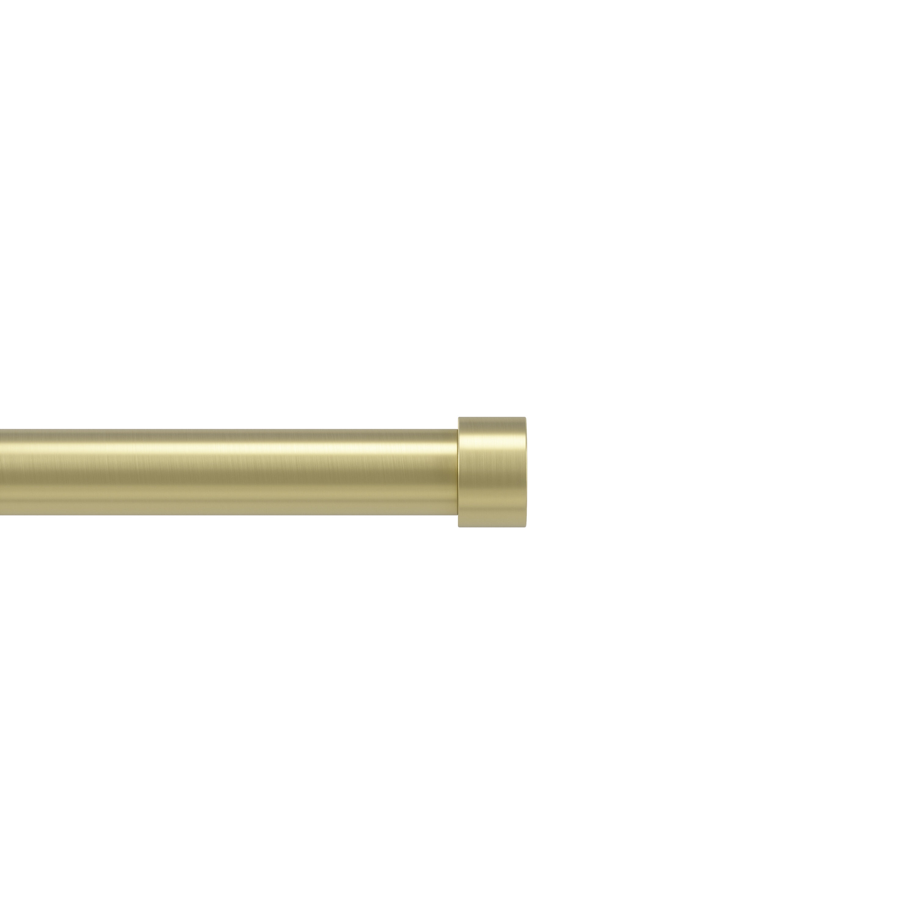 Umbra CAPPA 1 ROD 120-180 BRASS in the Curtain Rods department at
