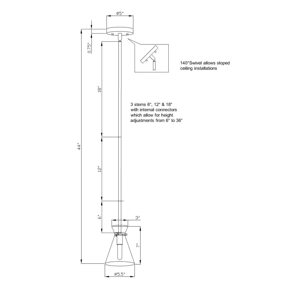 Forte Lighting 2733-01-12 Pendant-Lights - View #2