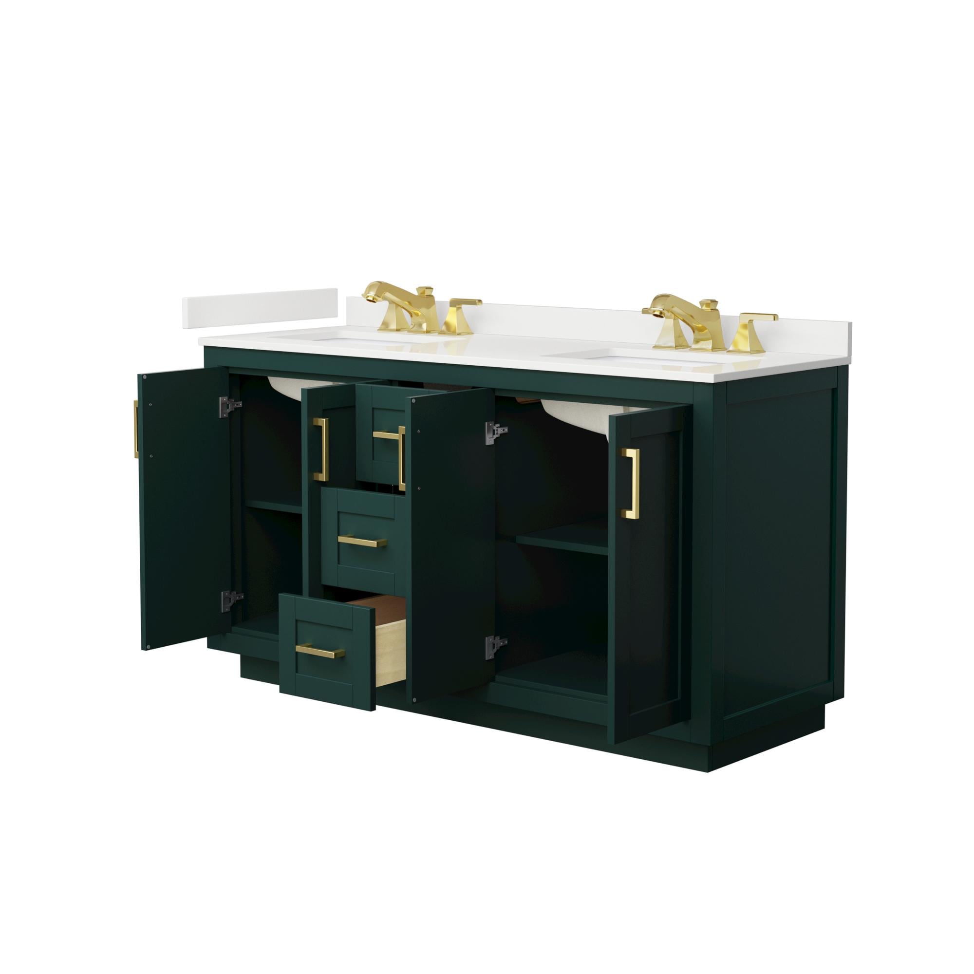 Wyndham Collection WCF292960DGDWQUS3MXX Bath-Vanity-Combo - View #3