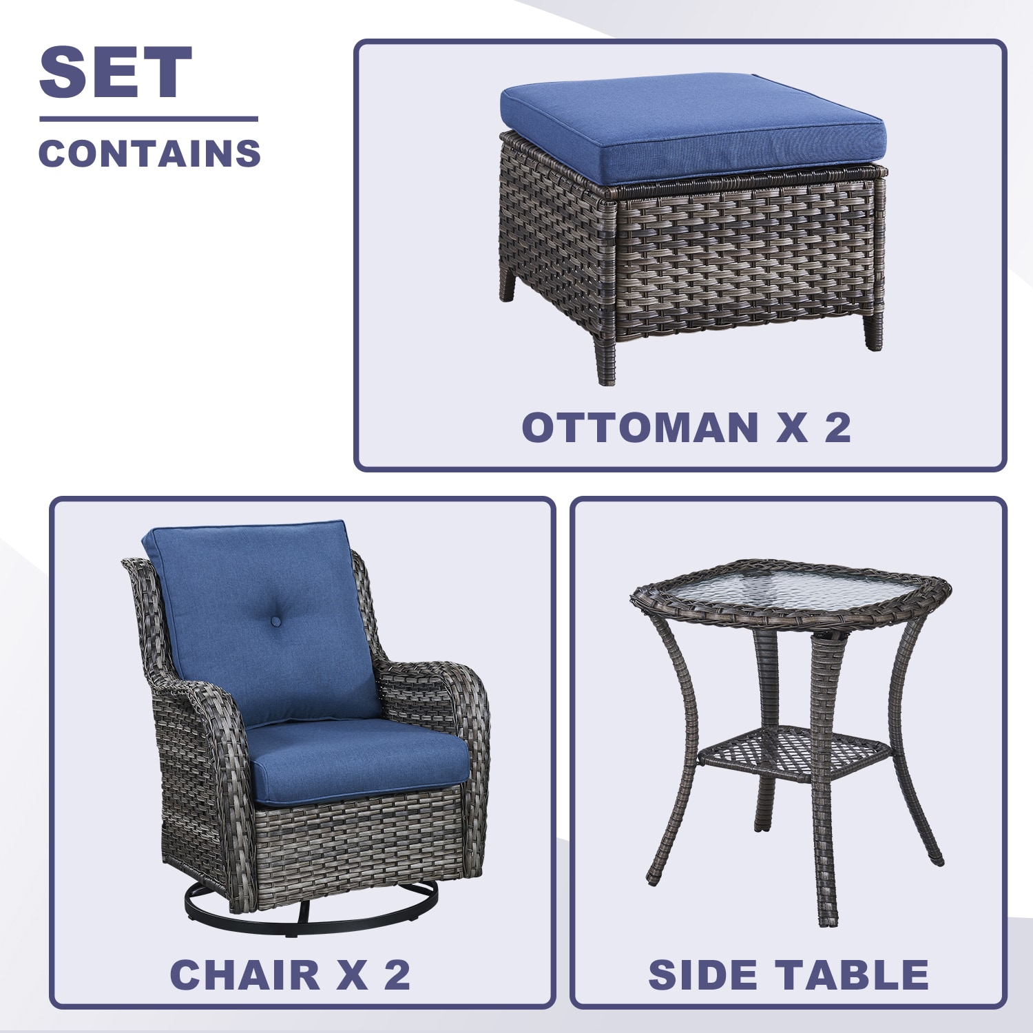 Rilyson FS024026016-1 Patio-Conversation-Sets - View #3