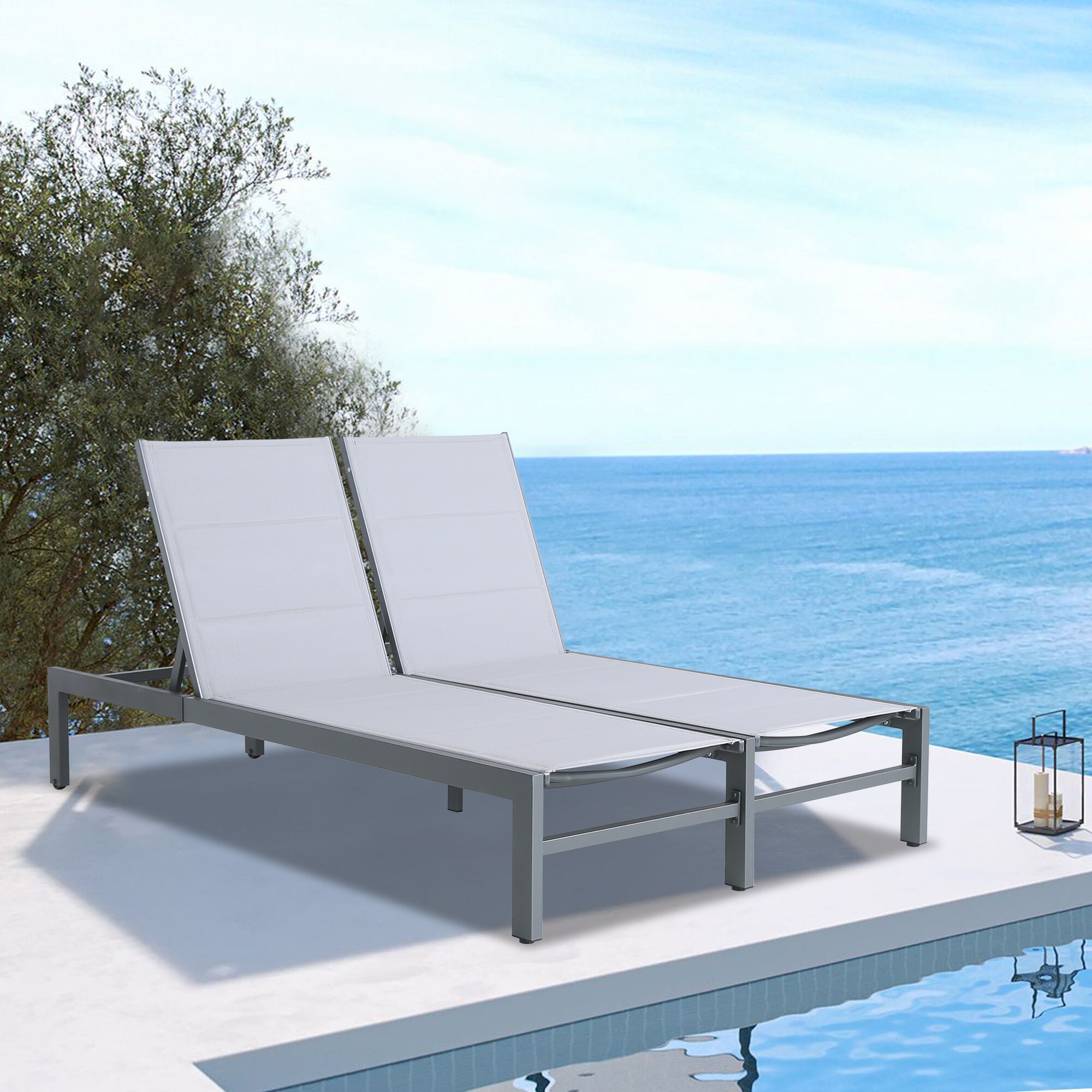 PEAK HOME FURNISHINGS 580066-GY Patio-Chairs - View #2