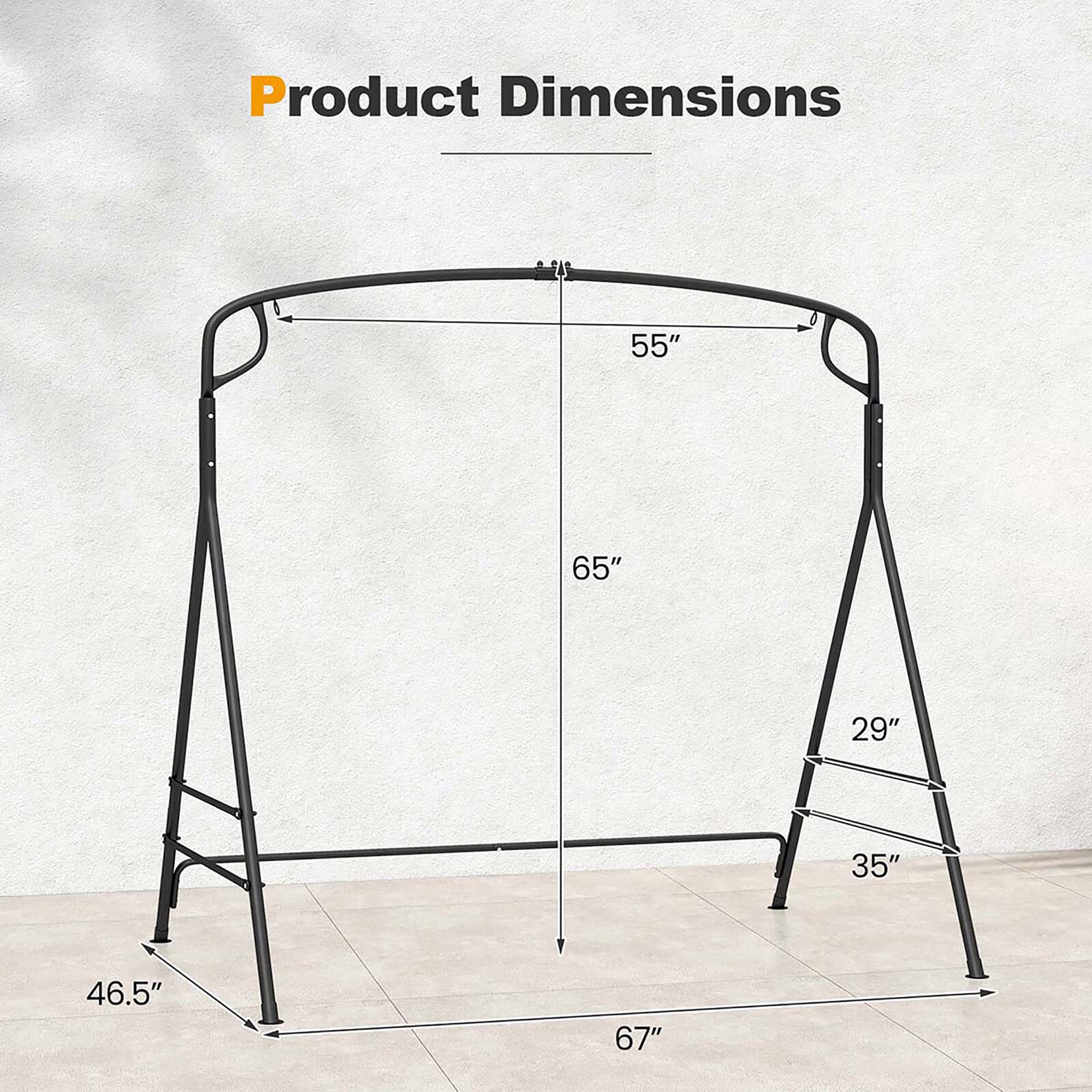 Costway HCST00160 Swing-Gliders - View #2