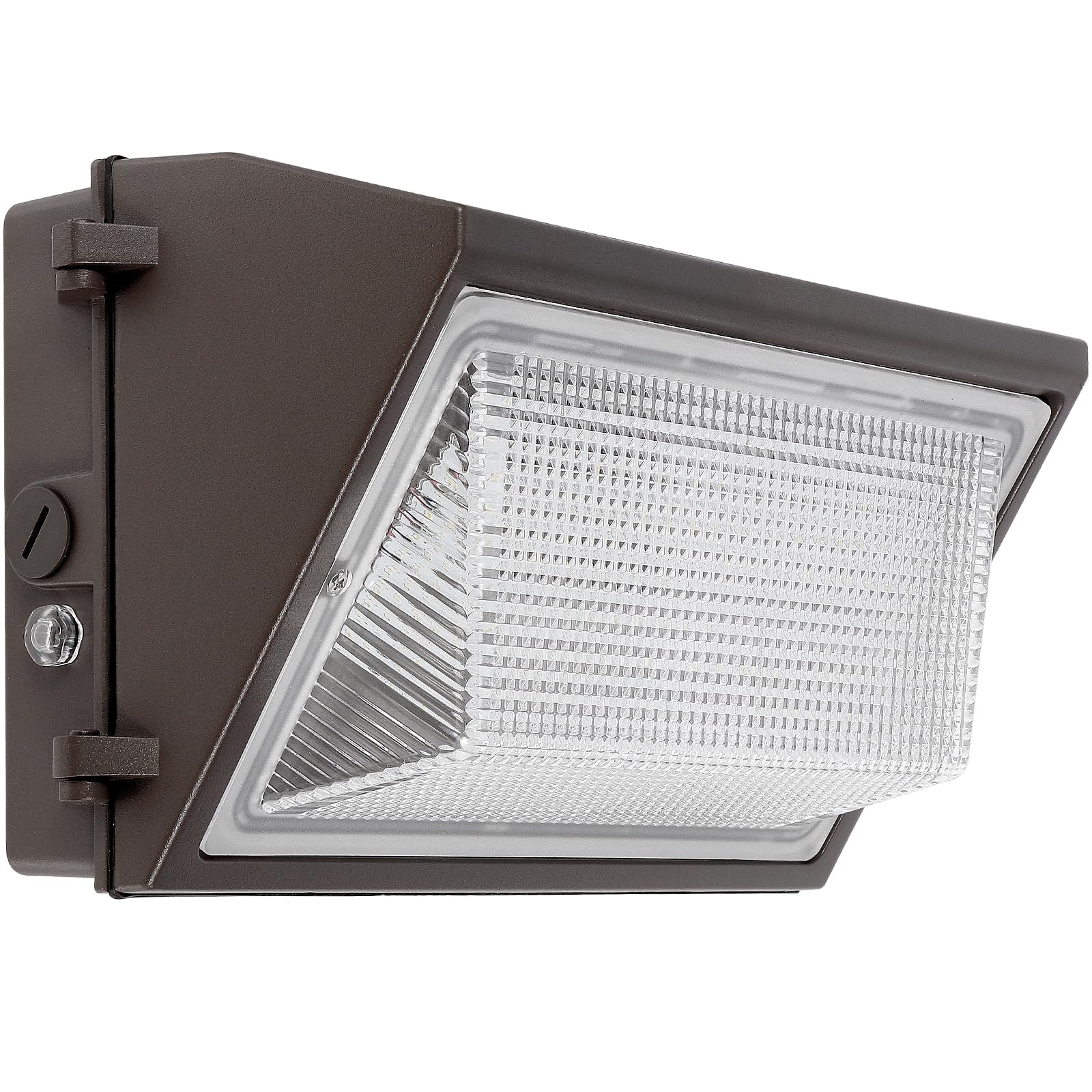 Lukvuzo  1 Pack 100W LED Wall Pack Light 13000 Lumens 5000K Dusk to Dawn Photocell Outdoor Security Fixture IP65 120-277V ETL for Garage Warehouse