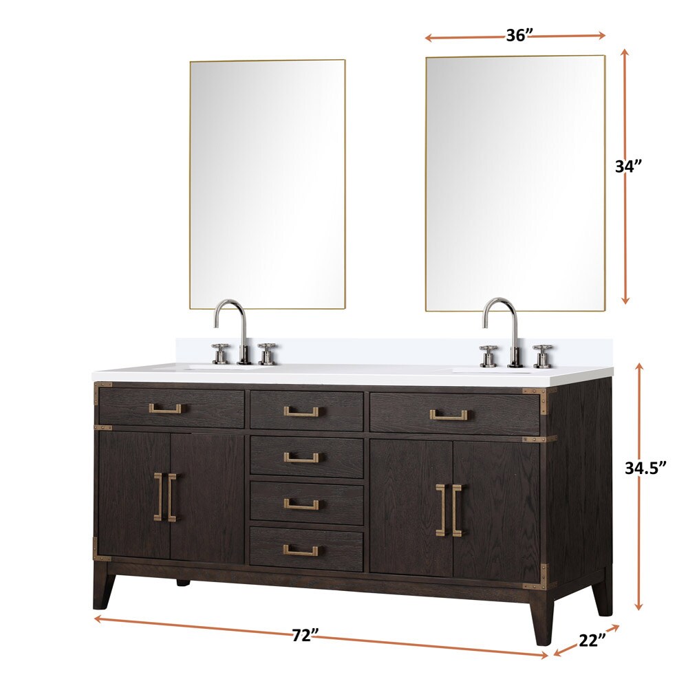 Lexora LVW72DK311 Bath-Vanity-Combo - View #6