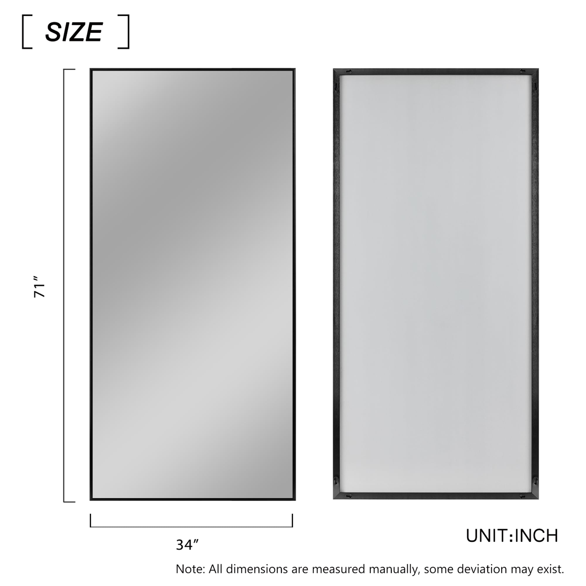 Dovelina LS-AA01037AAF001-1 Framed-Bath-Mirrors - View #5