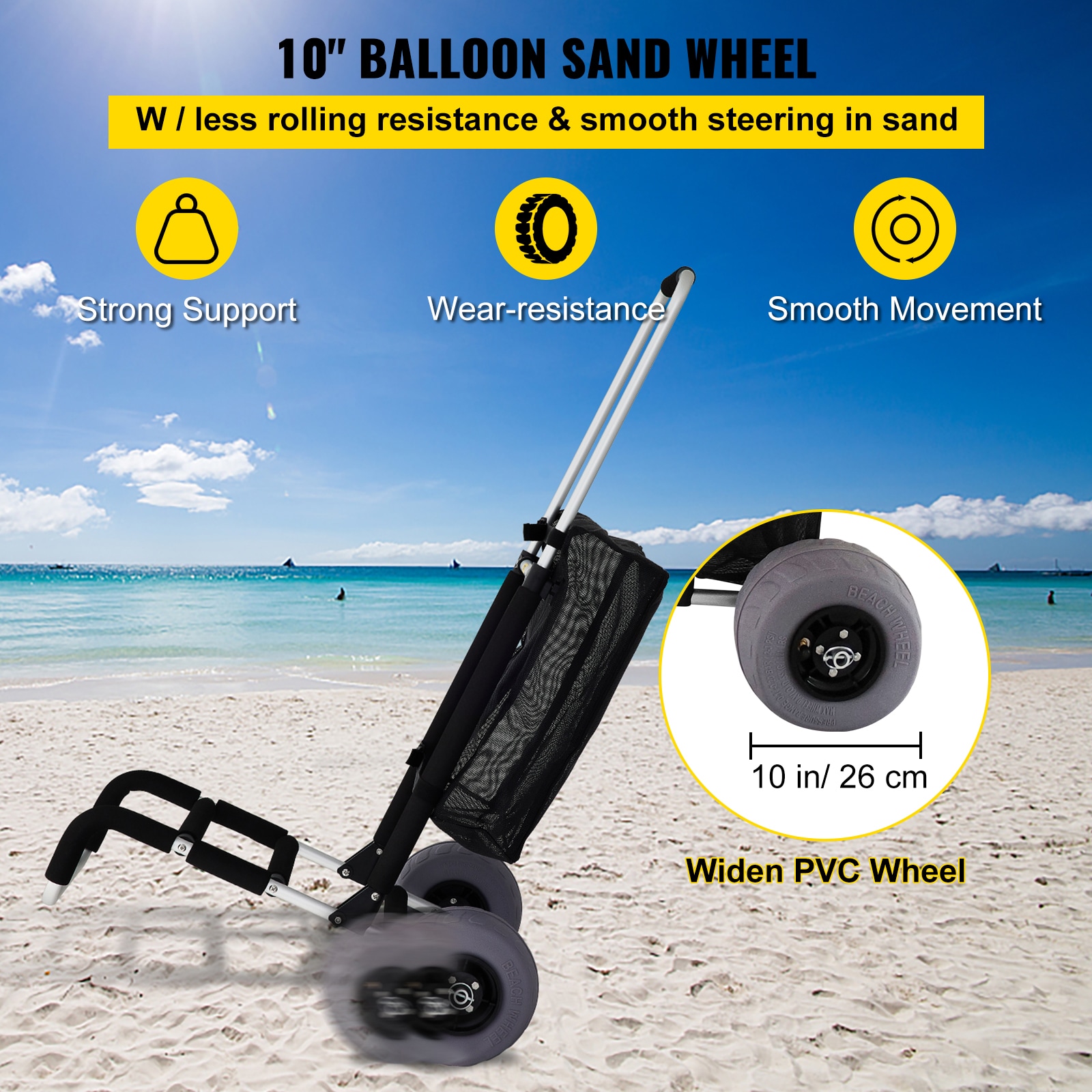 VEVOR PHTSTCYCPTTP9P5BJV0 Yard-Carts - View #5