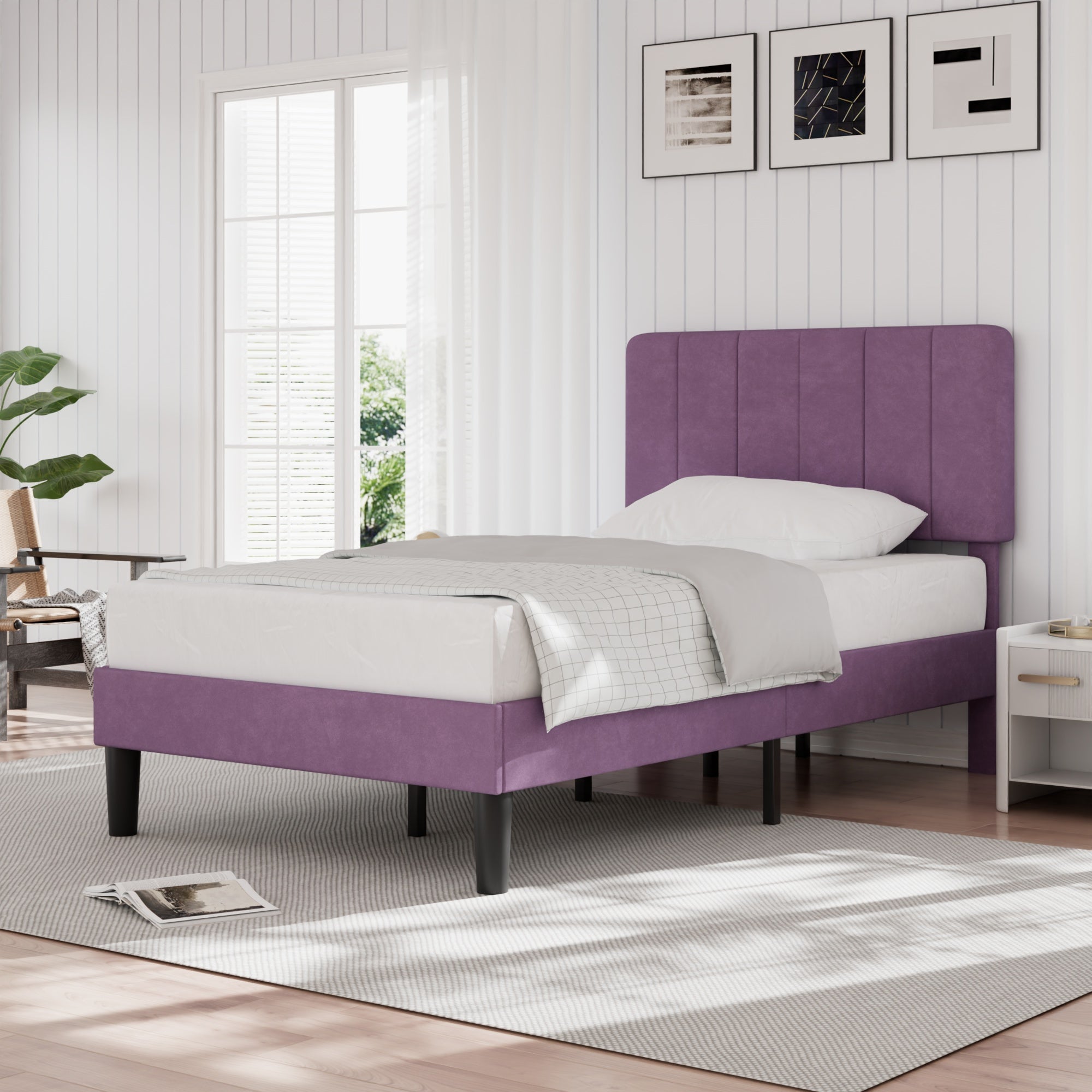 Vecelo LOE-CY-TB01-PUR beds - View #3