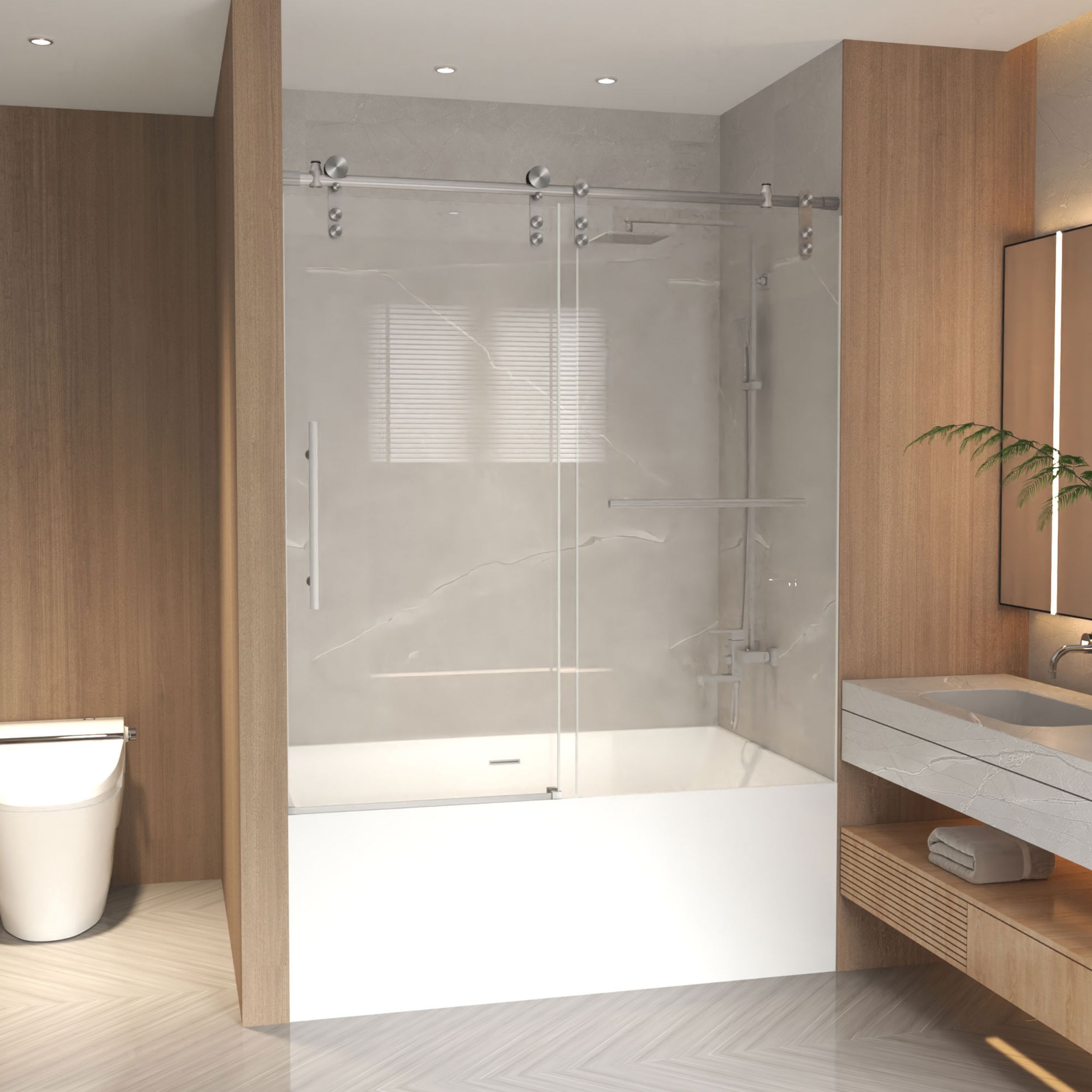 LIVIZA GLSBG-4832C Shower-Doors - View #2