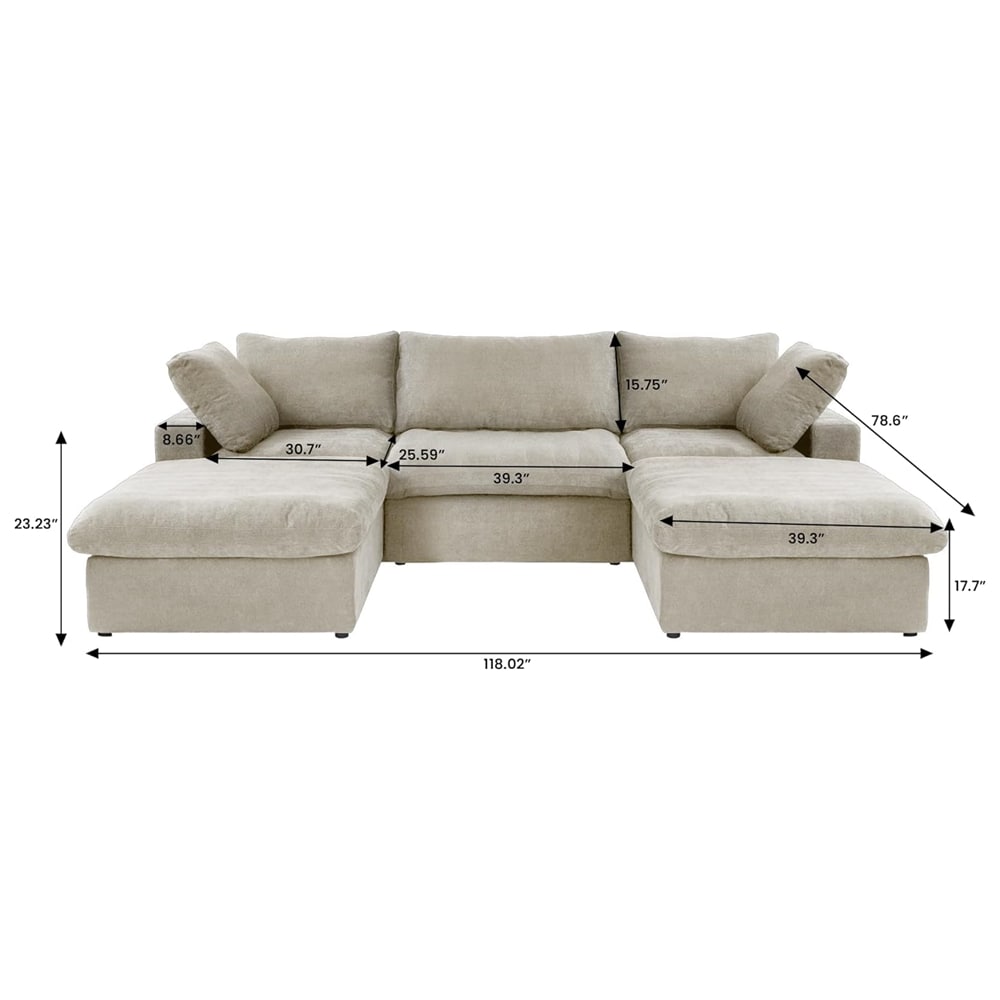 BuotiqHom DH-S3+2-121KH Sofas-Loveseats - View #2