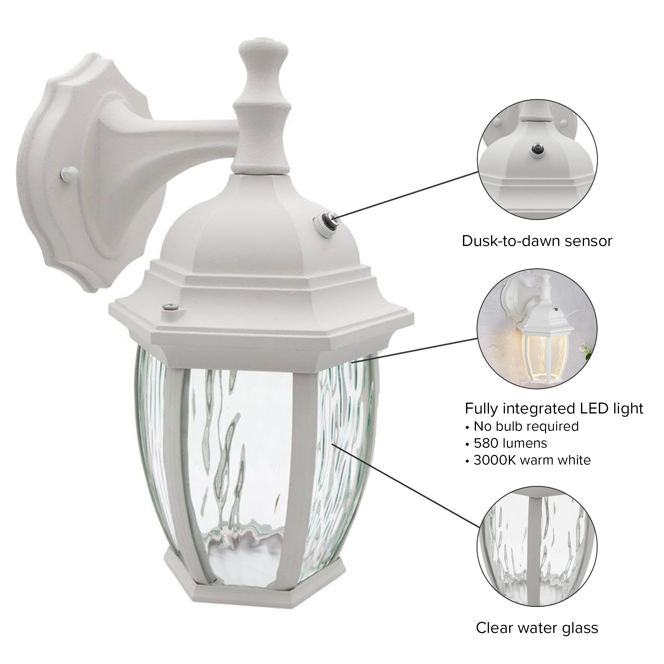 Maxxima MEL-6150WW Outdoor-Wall-Lighting - View #9