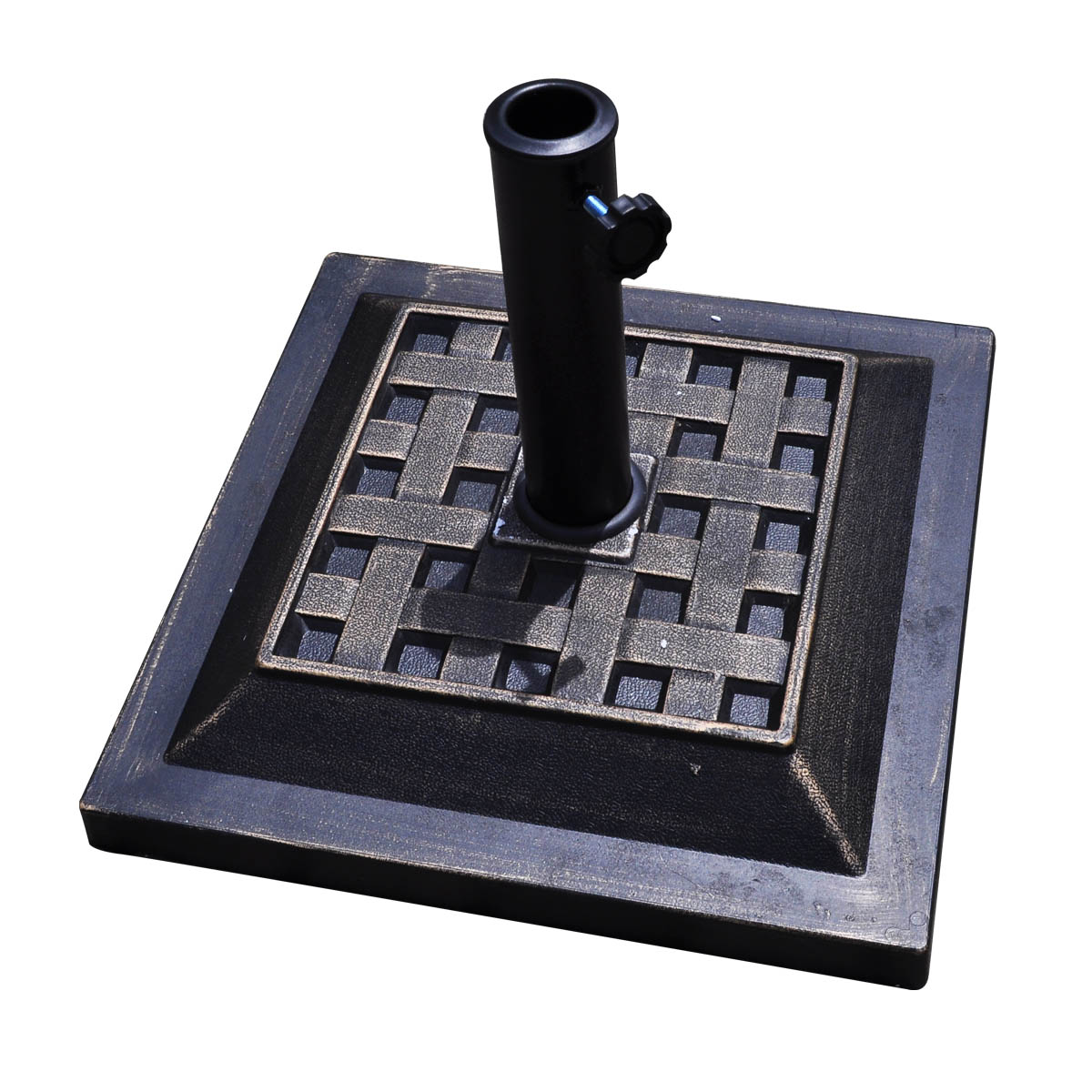 Forclover HYFC-PB263BZ CH Patio Umbrella Base Bronze Patio Umbrella Base