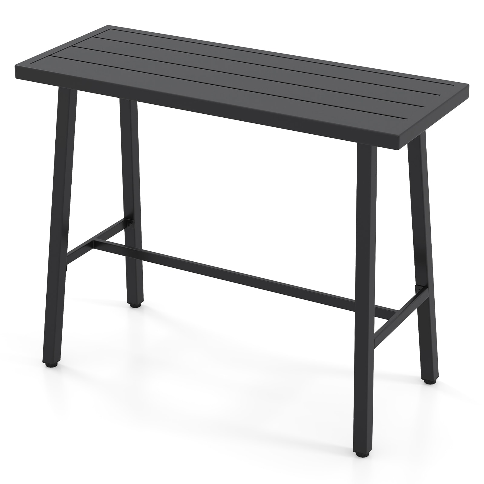 LIVIZA TDS12152 Rectangle Outdoor Bar height 18-in W x 46-in L