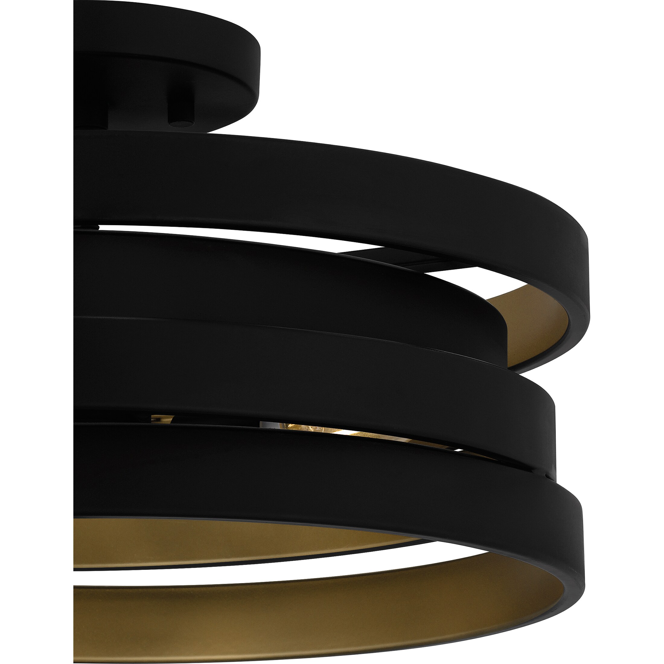 Quoizel QSF6223MBK flushmounts - View #3