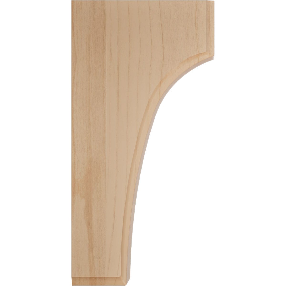 Ekena Millwork BKTW02X04X08CVAL Exterior-Brackets-Braces - View #3