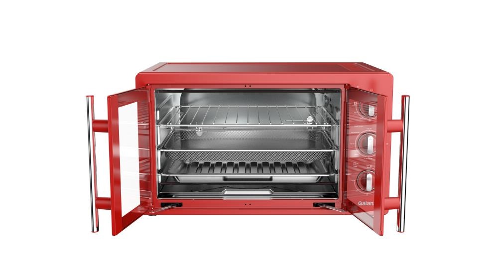 Best Buy: Galanz 1.5 Cu.Ft Digital French Door Toaster Oven with Air Fry  Technology, Stainless Steel Stainless Steel GFSK215S2EAQ18
