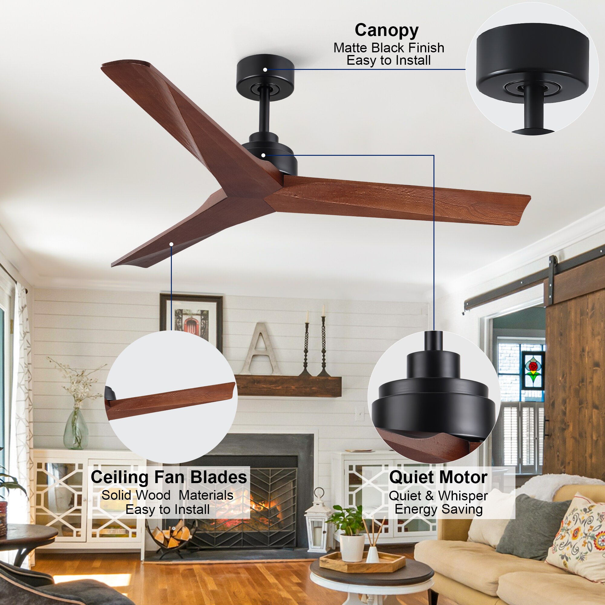 YUHAO LSDY1248NBK52 Ceiling-Fans - View #15