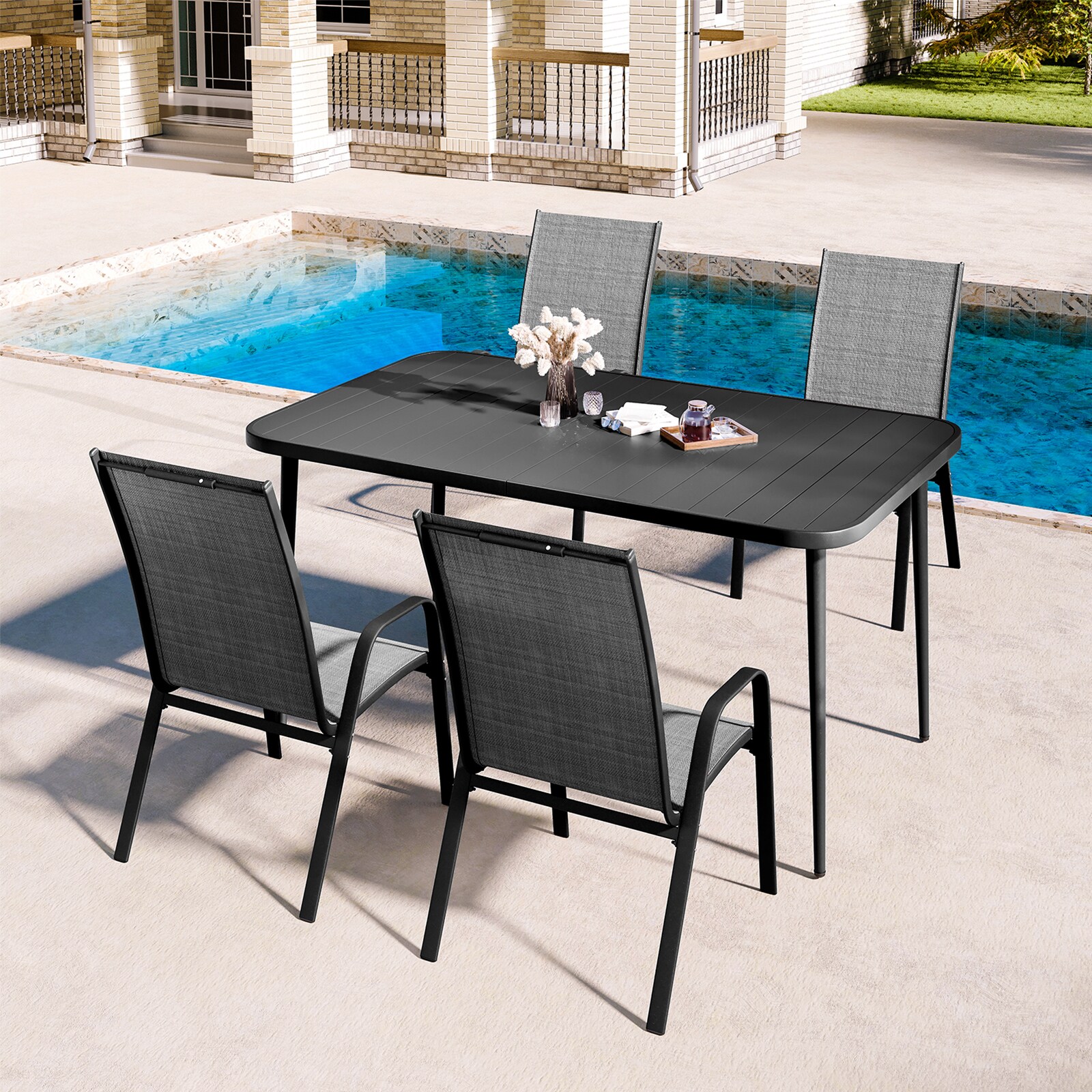 VOUA MWTPZ-GR Patio-Tables - View #3