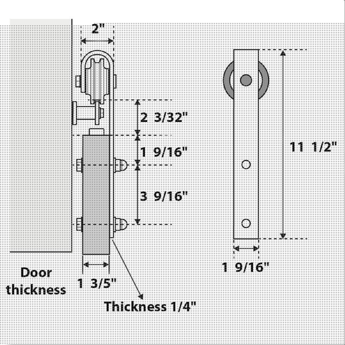 SARTODOORS PLANUM0010DBSBTN8496 Barn-Doors - View #4