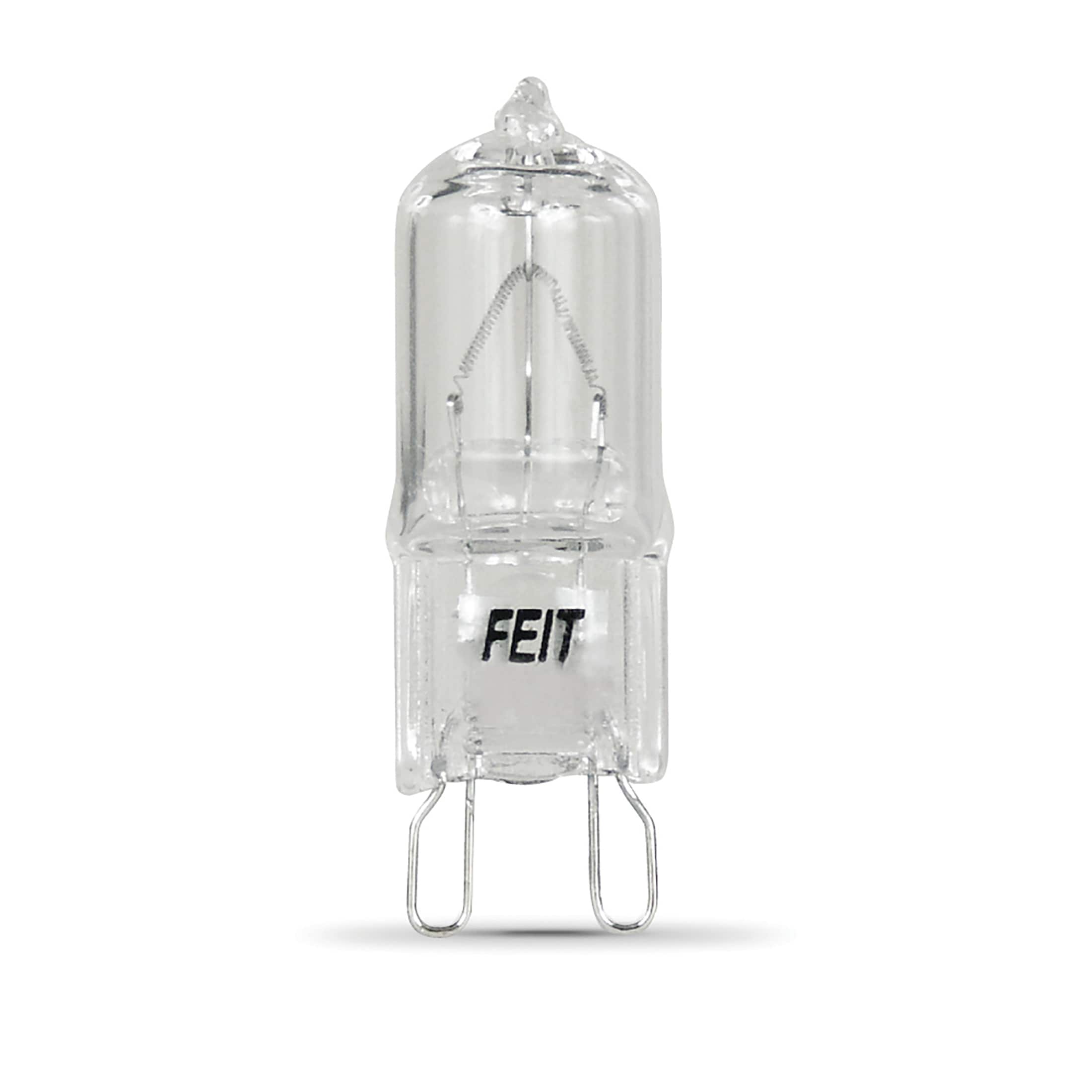 punch reparatie Merg Feit Electric 25-Watt EQ T4 Dimmable Bright White Tubular Light Fixture  Halogen Light Bulb in the Halogen Light Bulbs department at Lowes.com