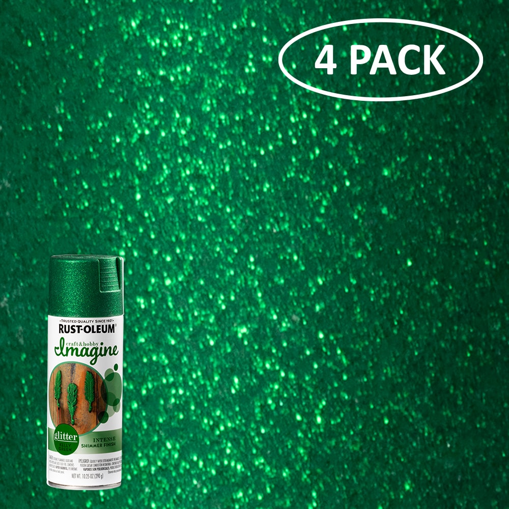 Rust-Oleum Imagine 4-Pack Gold Acrylic Glitter Paint (Half-Pint) in the Craft  Paint department at