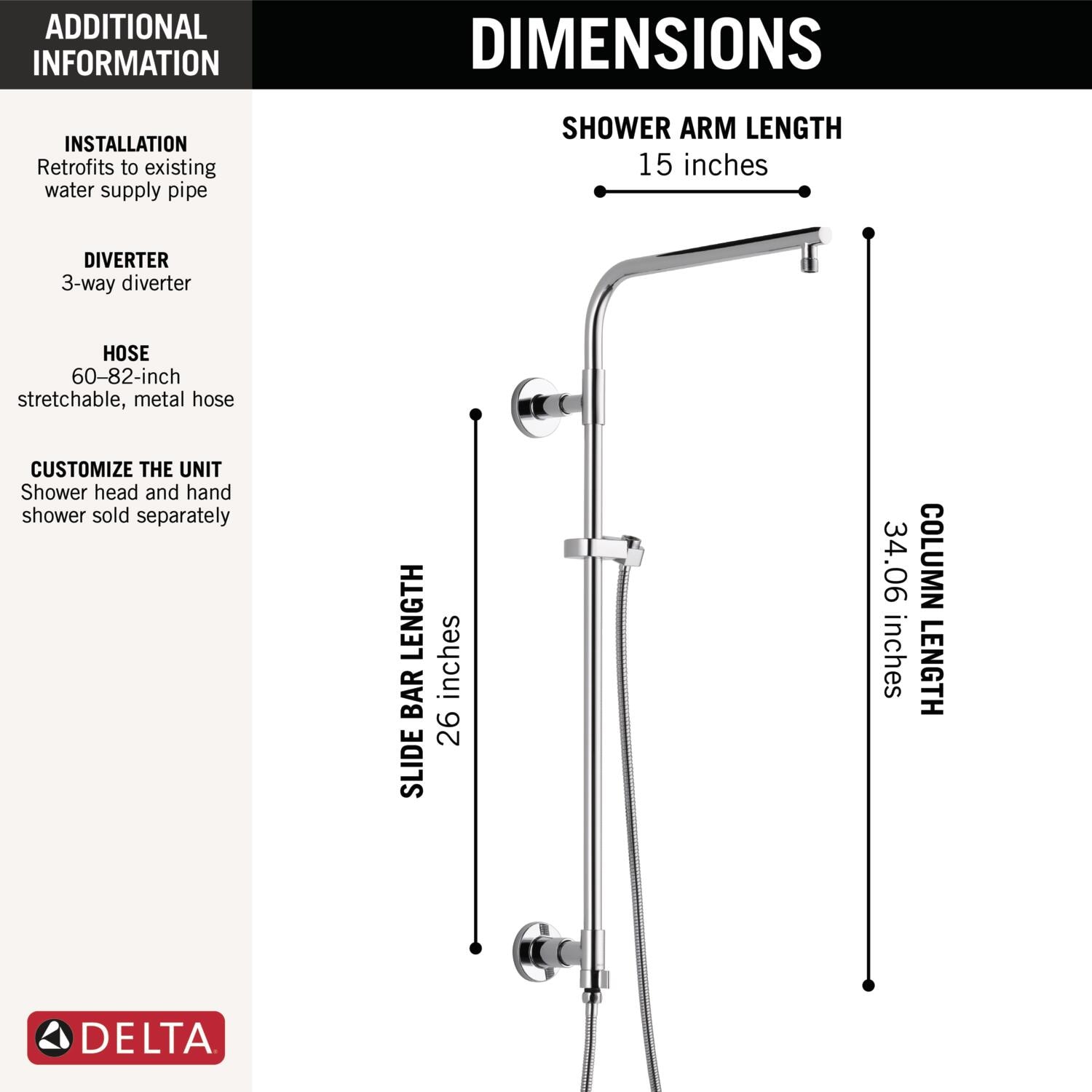 Delta 58820-PR Bath-Shower-Facc - View #2