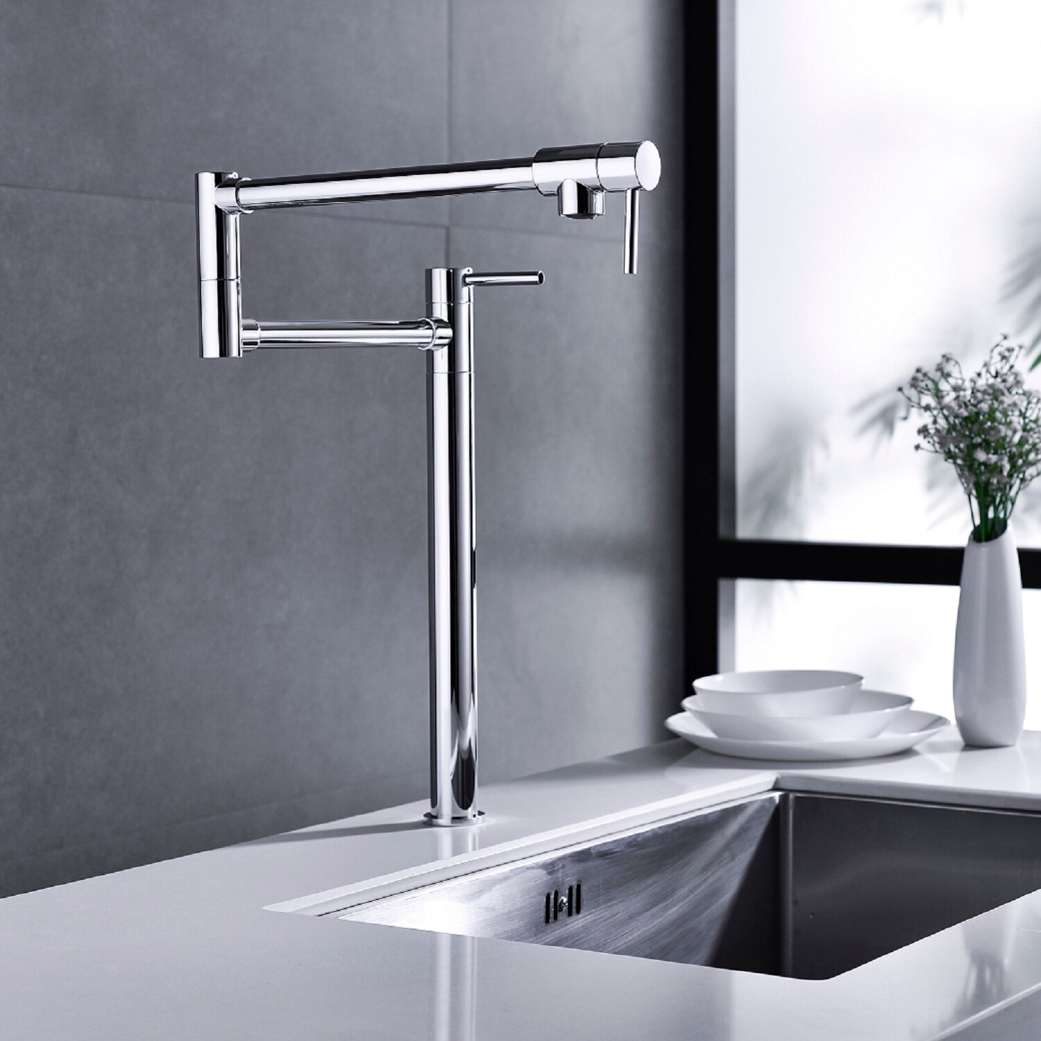 LUXEYARD DS-J-0CH-TH802 Kitchen-Faucets - View #4