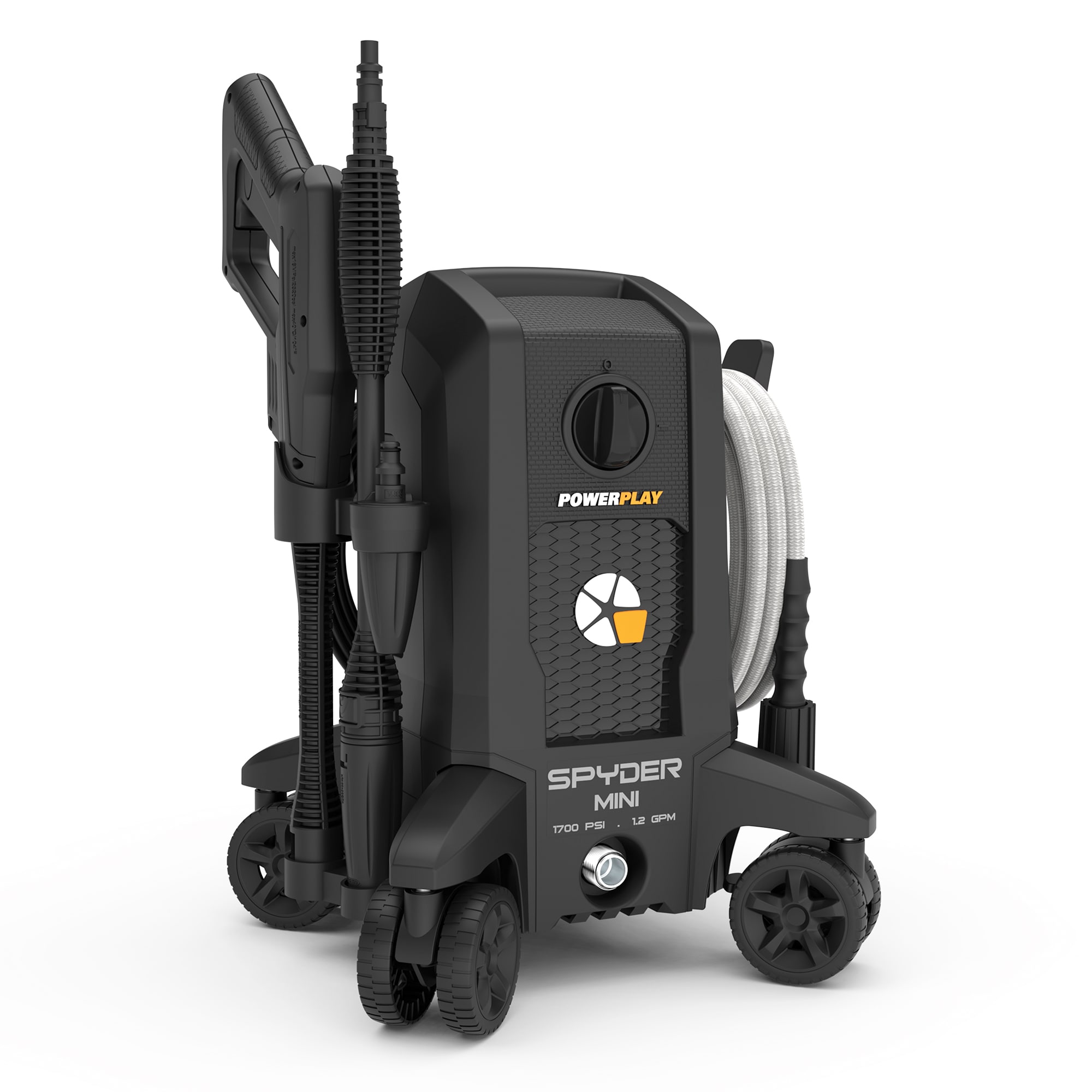 PowerPlay SPYM1700V SPYDER MINI 1700-PSI 1.2-GPM Cold Water Electric Pressure washer with