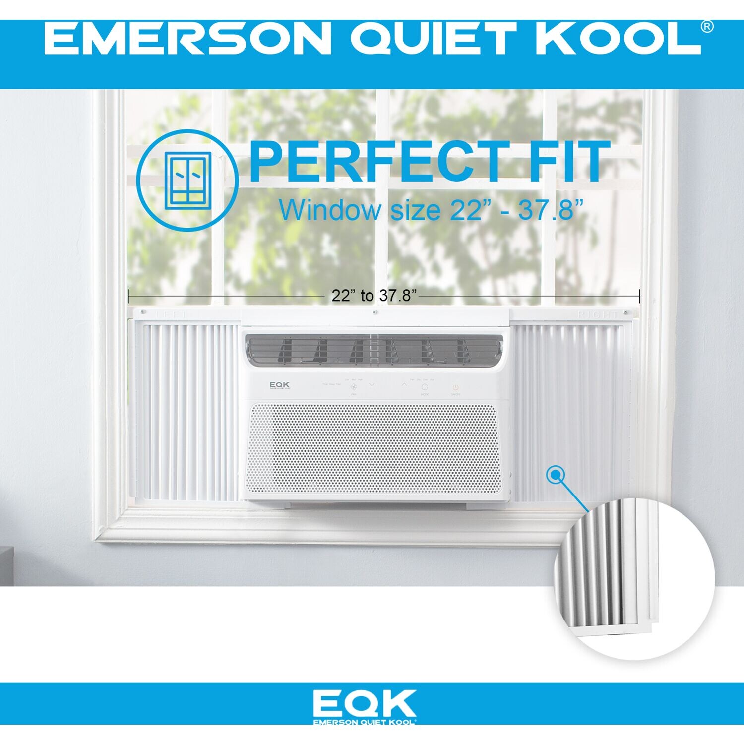 Emerson Quiet Kool 150-sq ft Window Air Conditioner with Remote (115 ...