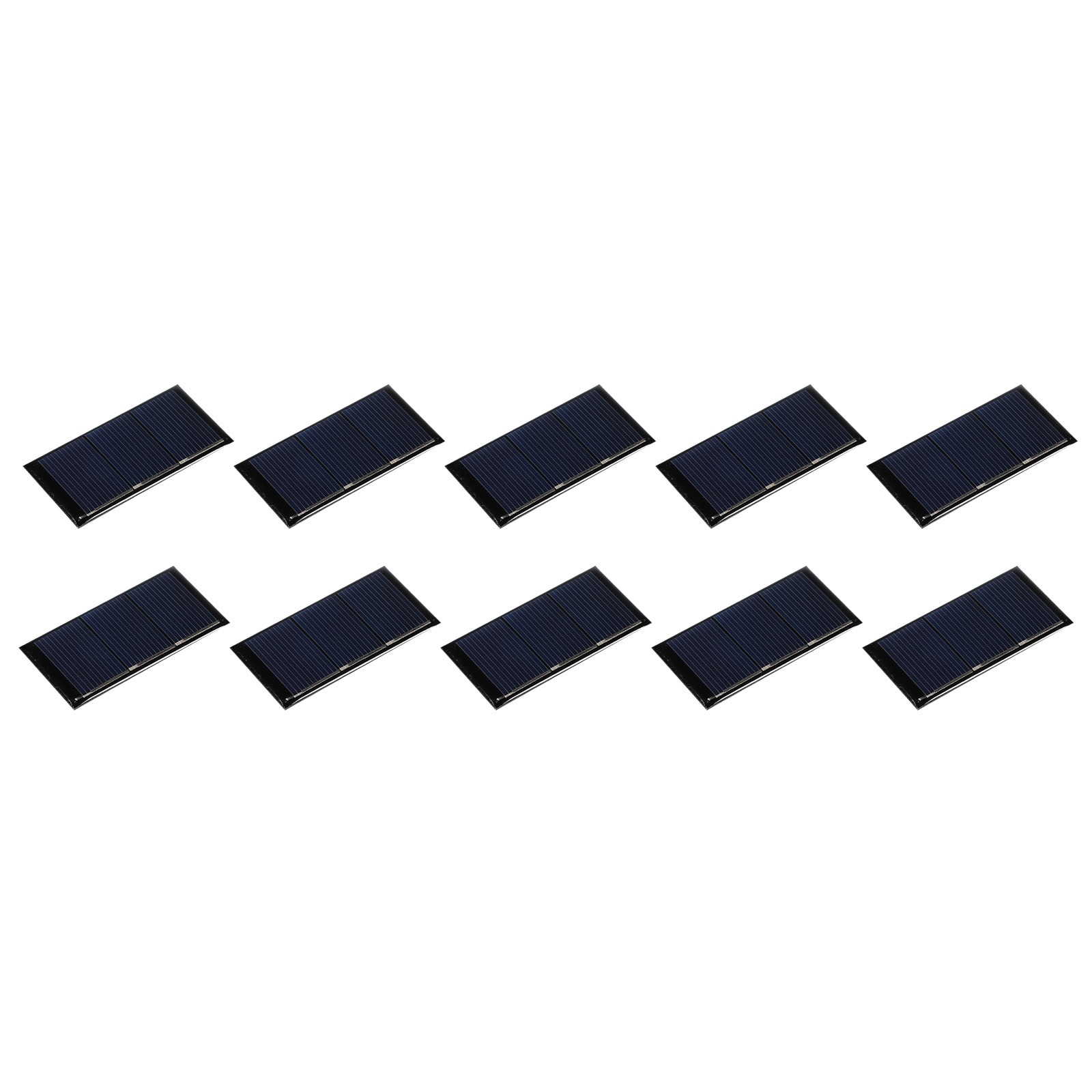 Unique Bargains S25093000UX8358 Mini Solar Panel Cell 1.5V 160mA 0.24W 60mm x 30mm for DIY Electric Power Project 10 Pcs