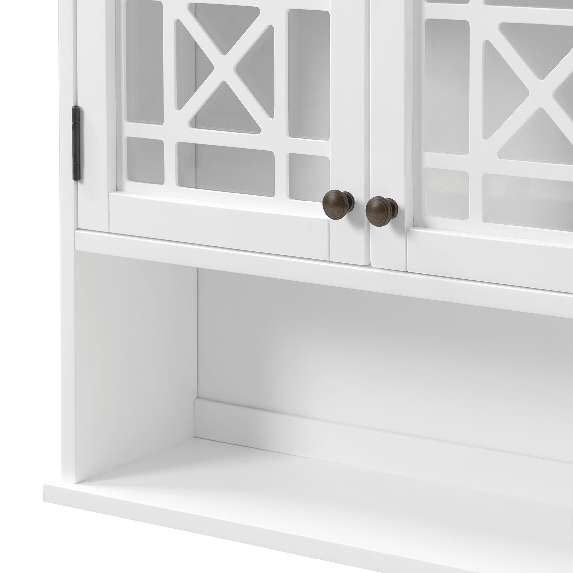 Alaterre Furniture ANDE74WH Bathroom-Wall-Cabinets - View #3