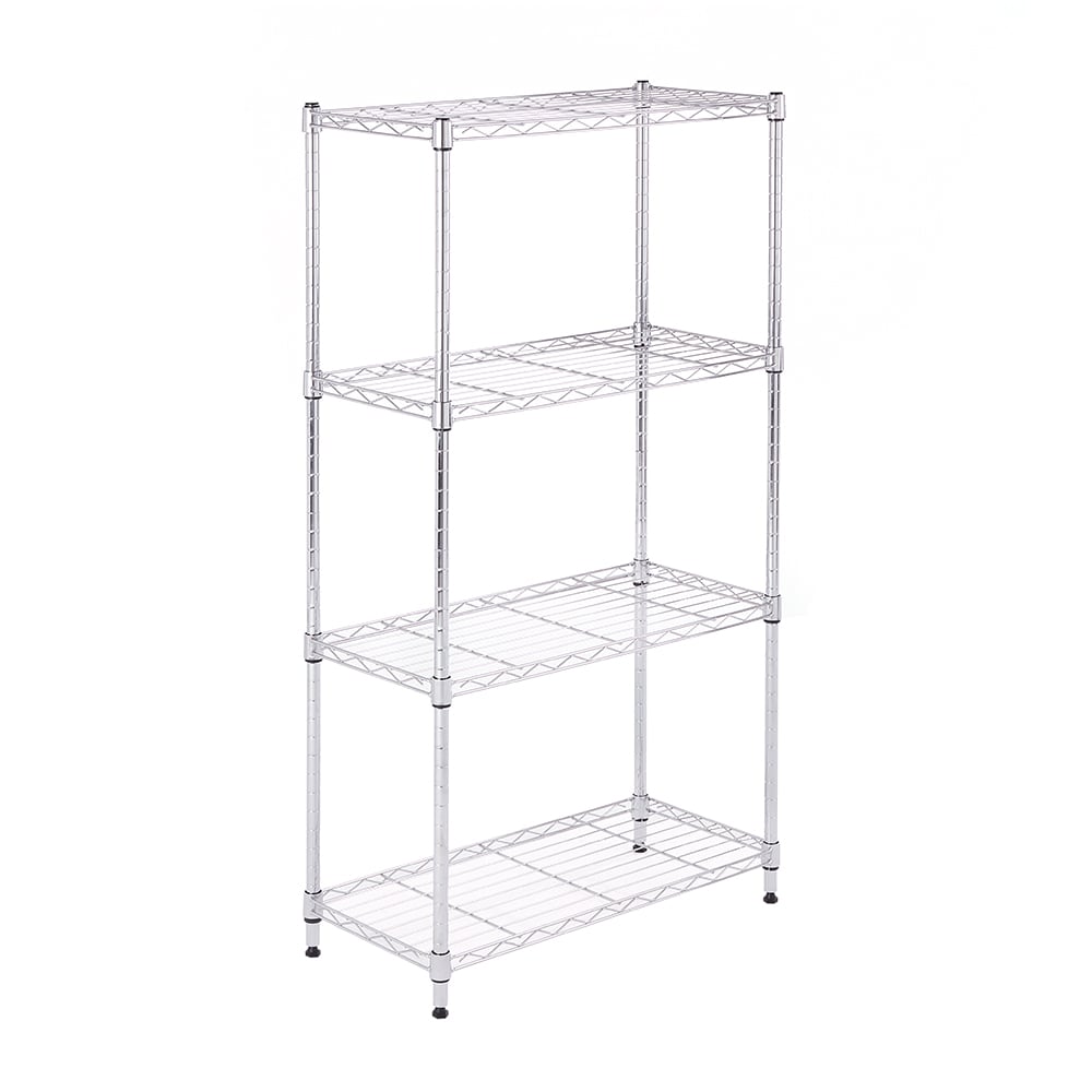 Mzg Steel 4-tier Utility Shelving Unit (26.2-in W X 11.8-in D X 45.5-in 