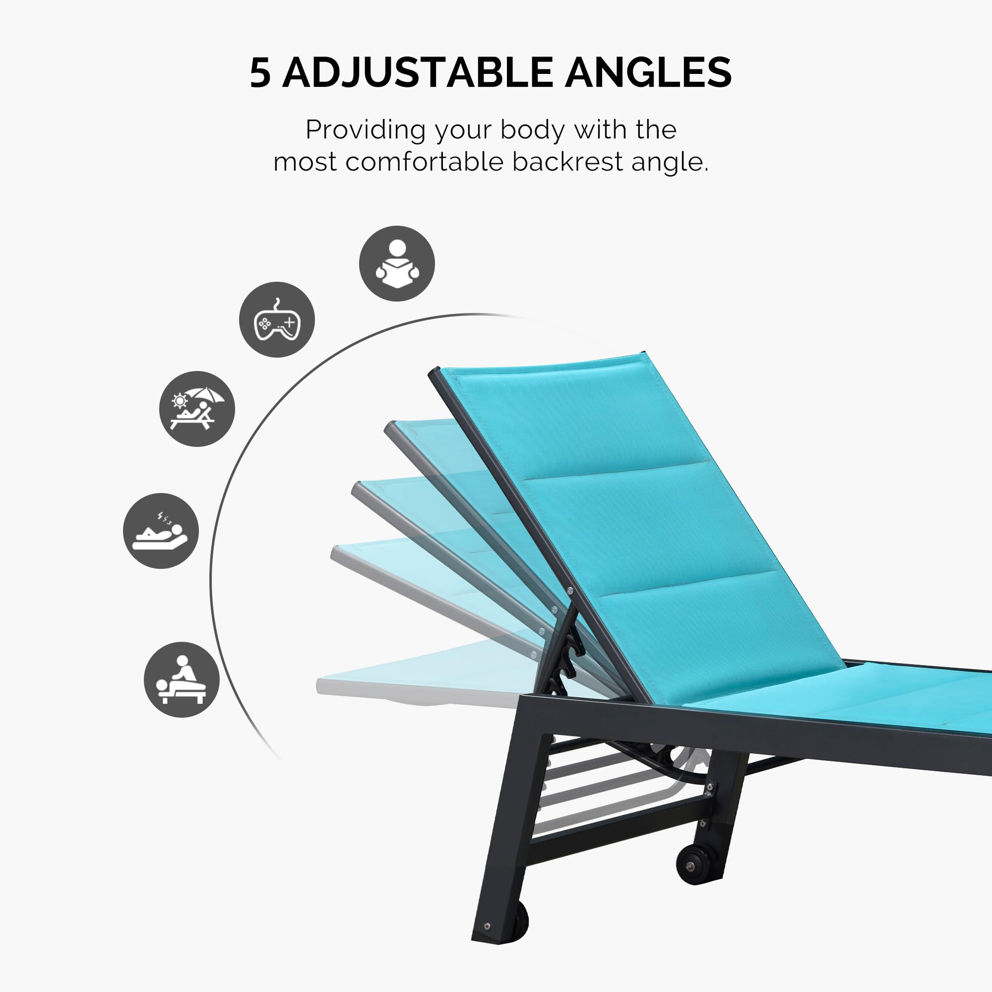 PURPLE LEAF LS04-CLS03-AT-BL Patio-Chairs - View #4
