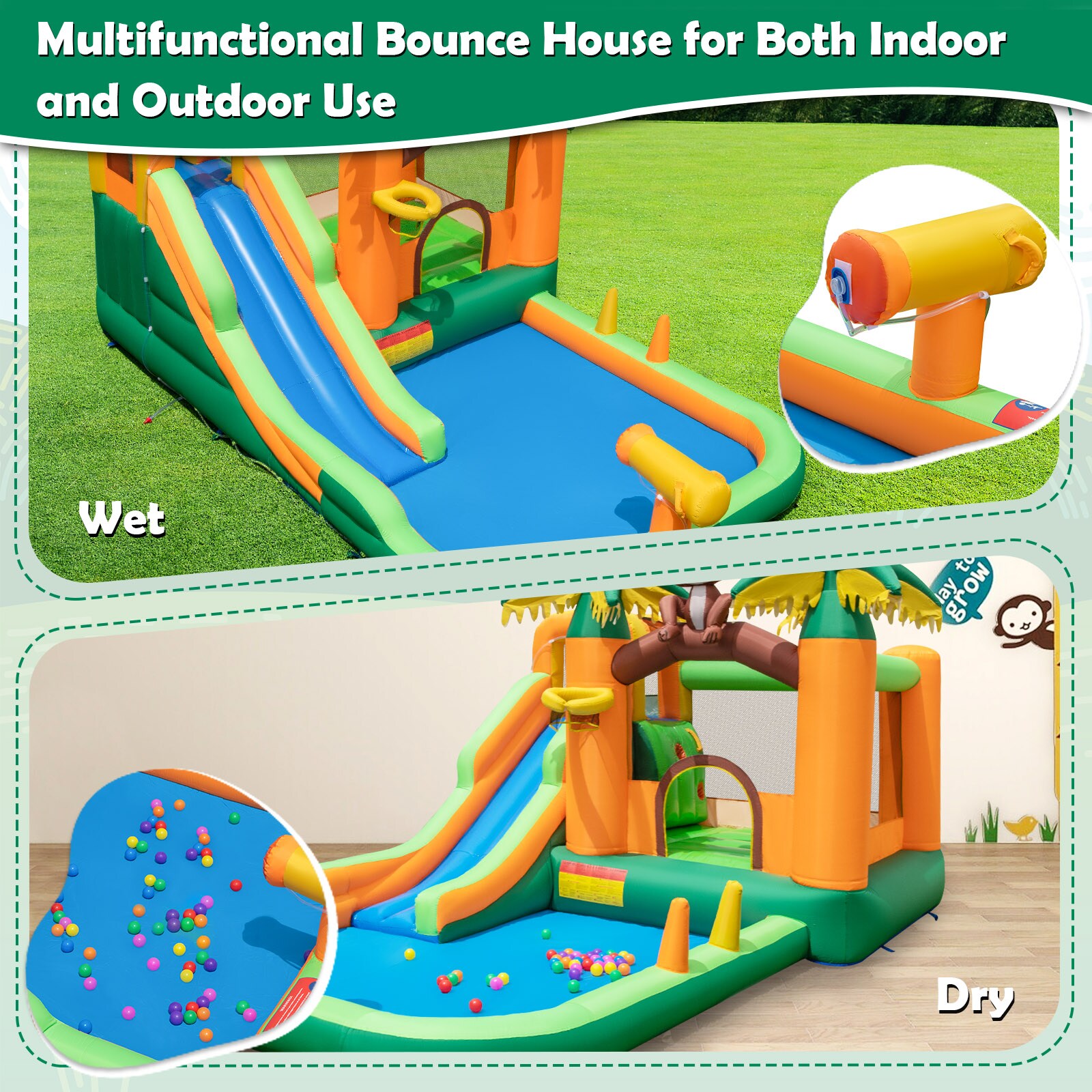 Slickblue D-CO-SU76011PN Bounce-Houses - View #5