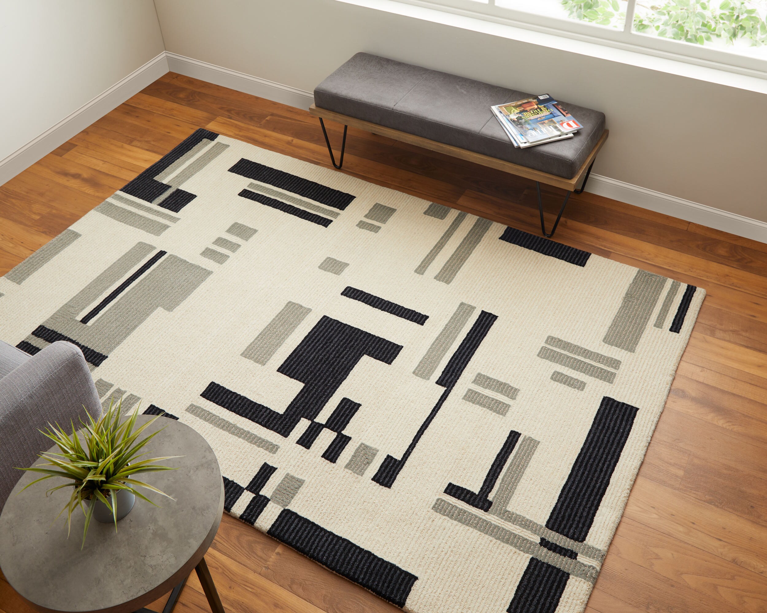 Room Envy MGRR8903IVYBLKF00 rugs - View #4
