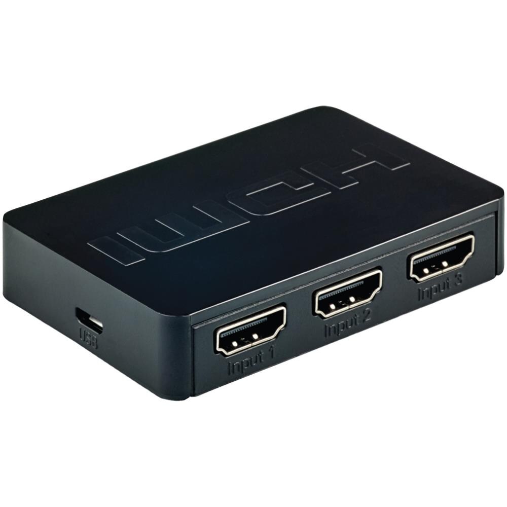 RCA 3-port Hdmi Manual Video Cable Switch in the Video Cable Switches  department at