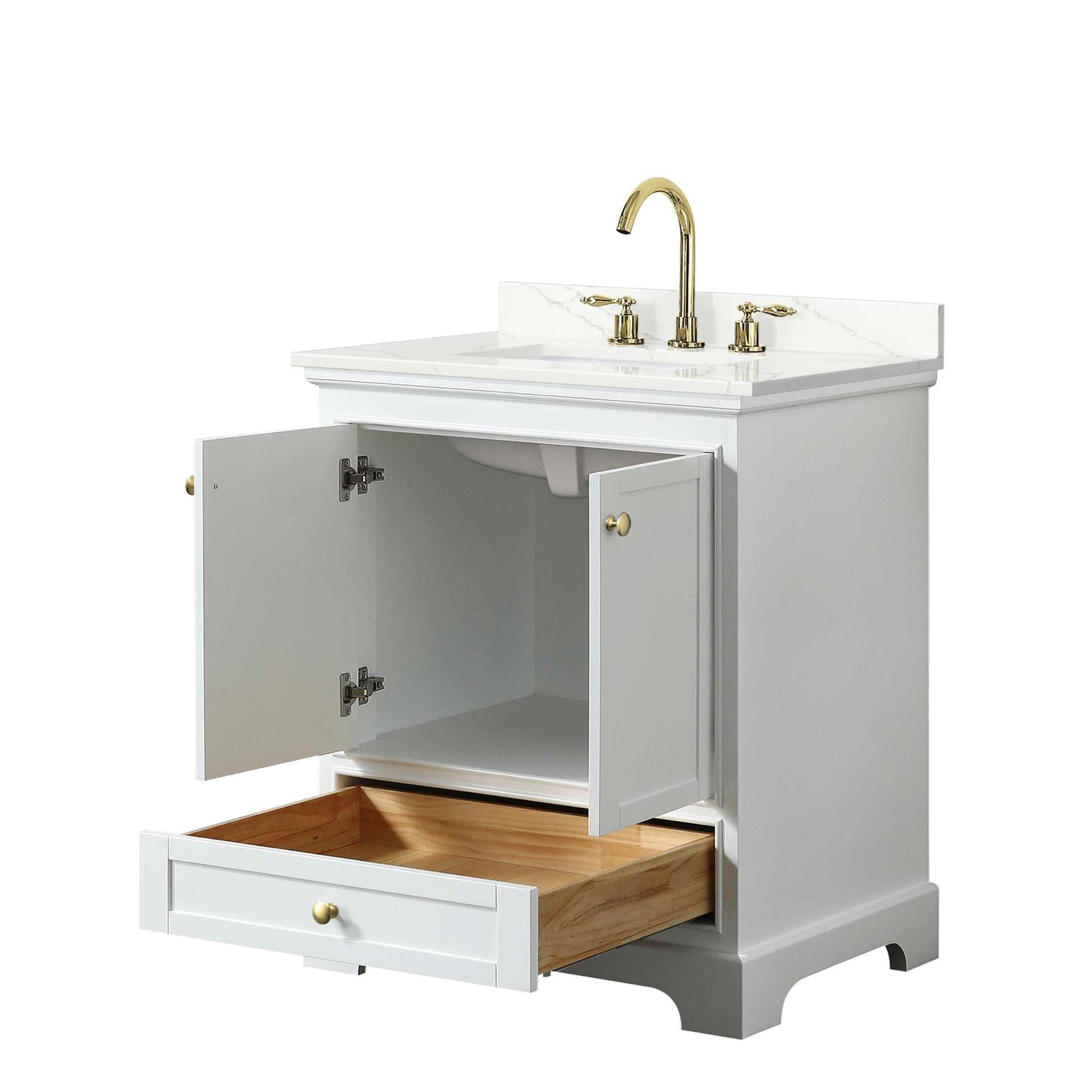 Wyndham Collection WCS202030SWGGTUS3MXX Bath-Vanity-Combo - View #2