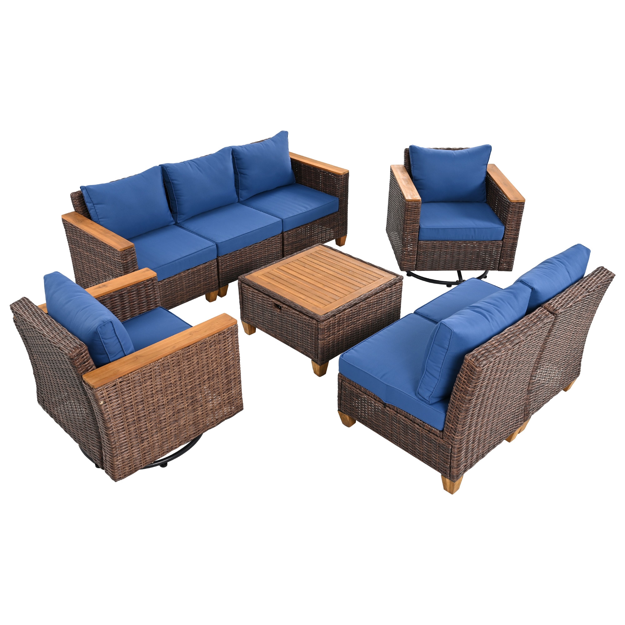 SINOFURN SYB260079BL Patio-Sofas-Daybeds - View #19