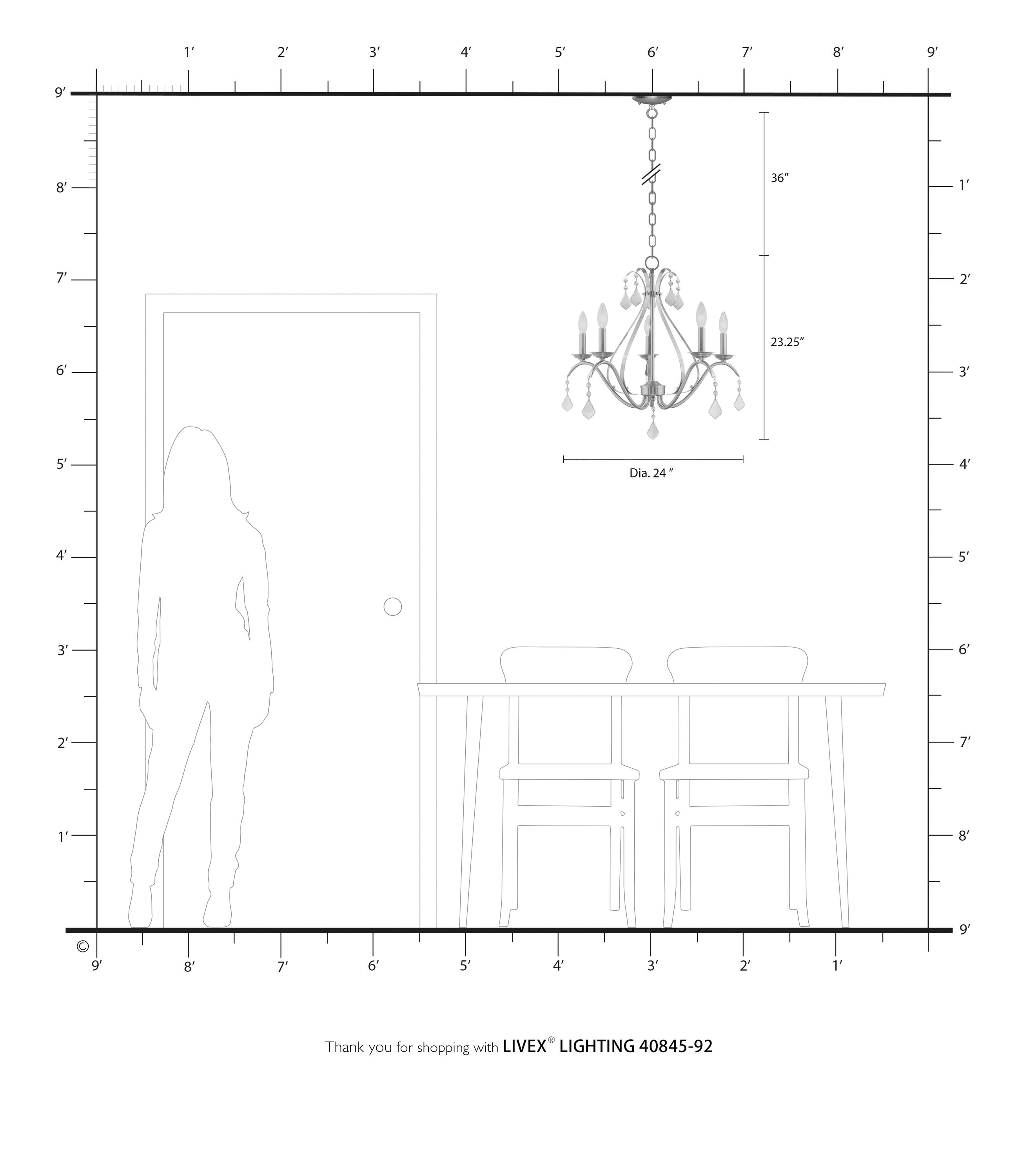 Livex Lighting 40845-92 b090015 - View #6