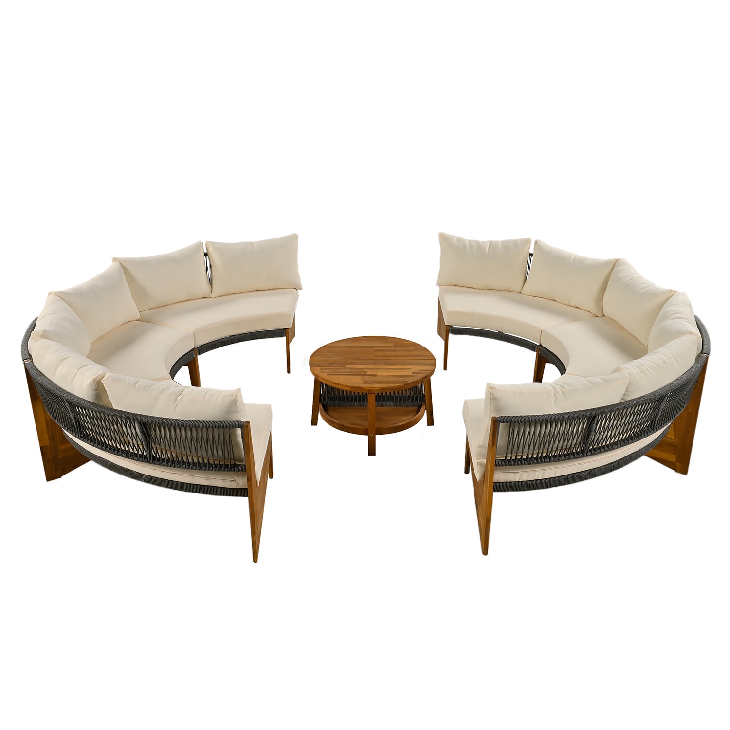 SINOFURN SYA020068BK Patio-Sofas-Daybeds - View #4