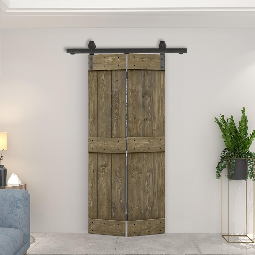 CALHOME BF1100S+03-30BR Barn-Doors - View #2