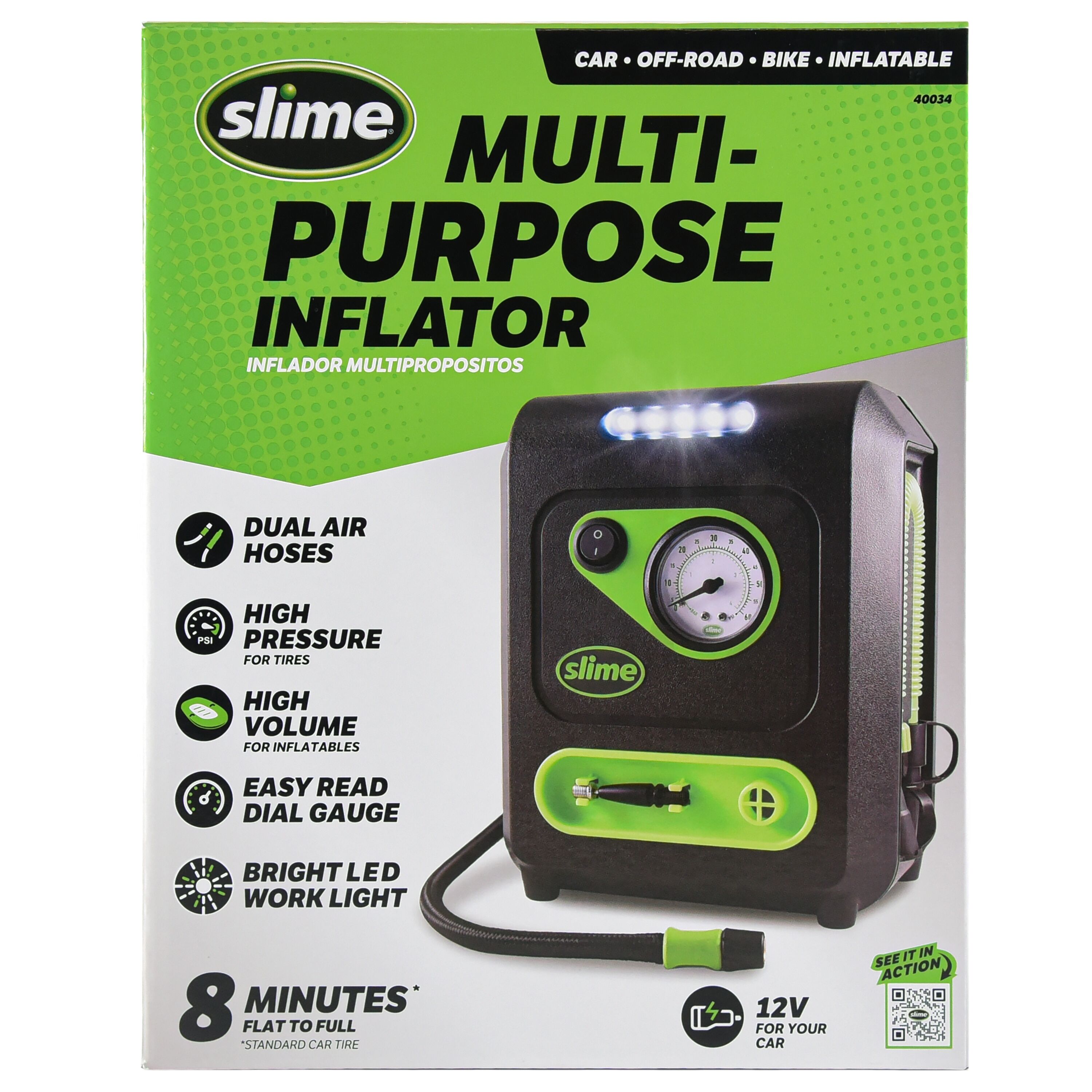 Slime 12 Air Inflator Power Source Car 40034 at Lowes