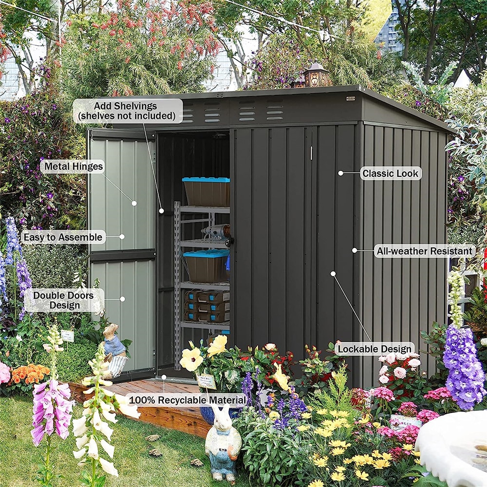 Topcraft GSH014 Metal-Storage-Buildings-Sheds - View #6