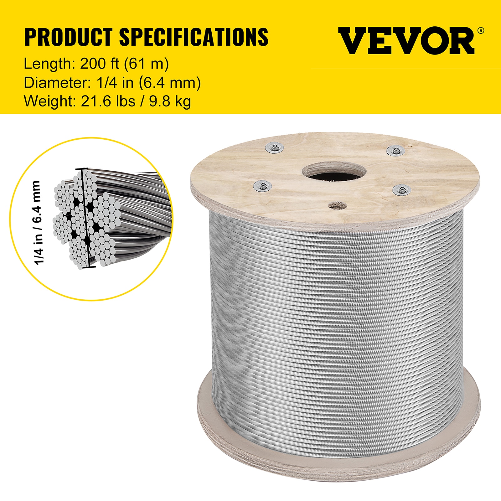 VEVOR GSS7X19-6.4MM61M1V0 Deck-Tools-Accessories - View #8