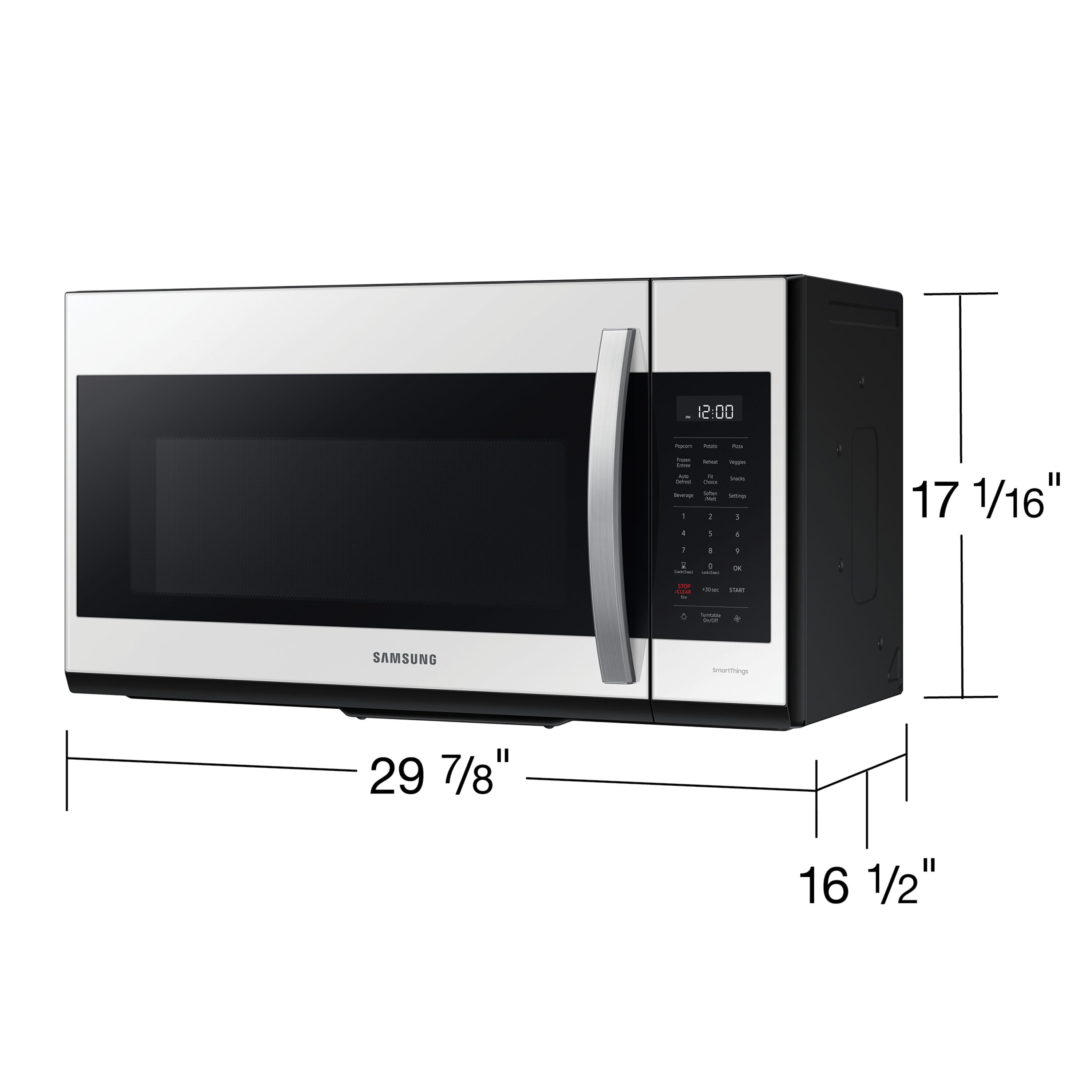 Samsung Bespoke 1.9cu ft 1000Watt Smart OvertheRange Microwave with