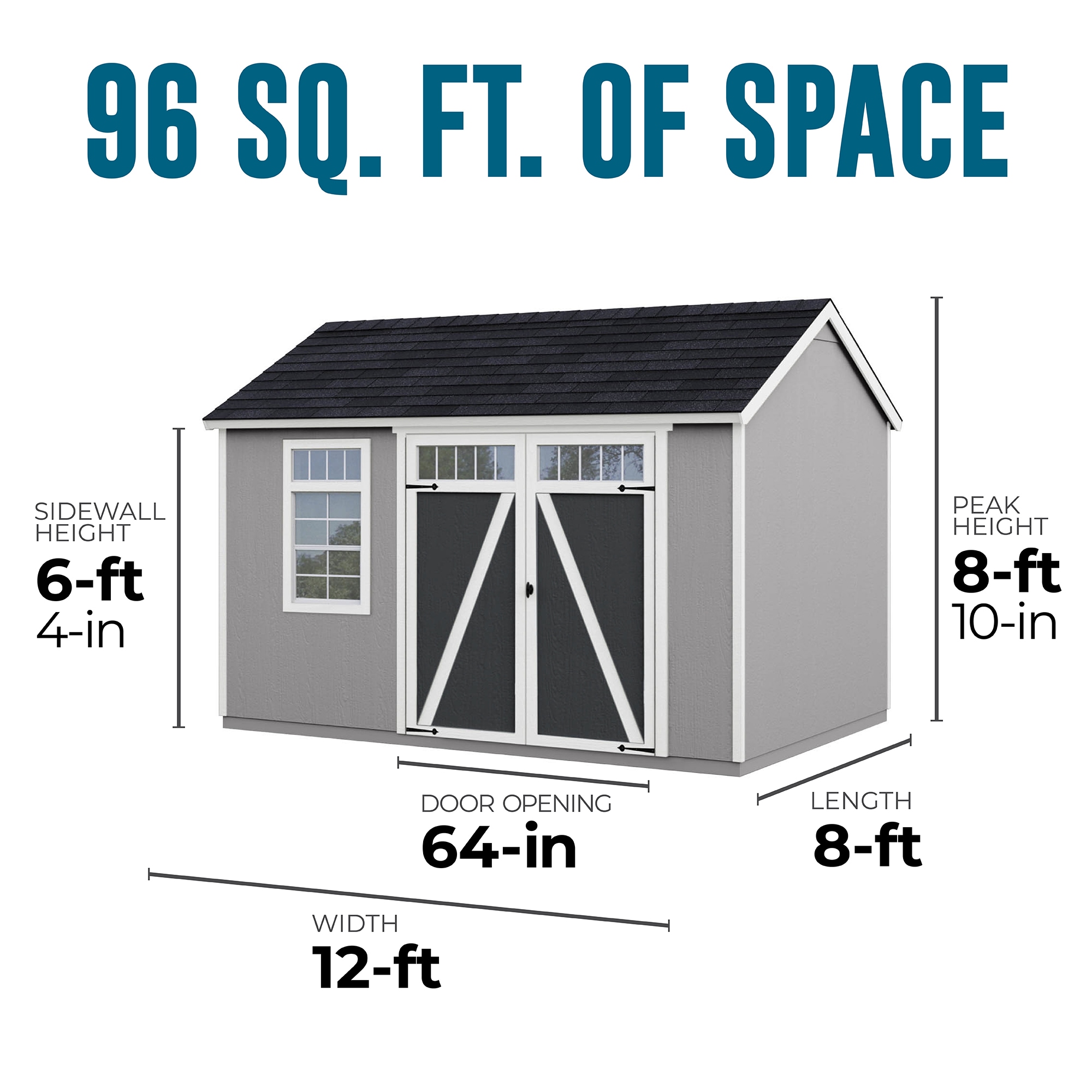 Heartland 63440-6 Wood-Storage-Buildings - View #4