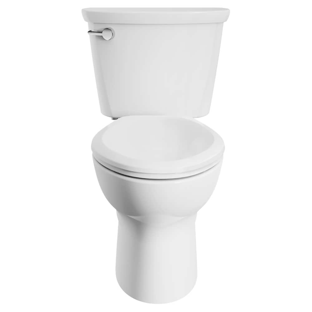 American Standard 215CB004.020 Cadet Pro White Elongated Standard height 2-piece Toilet 10-in Rough-In 1.28 GPF