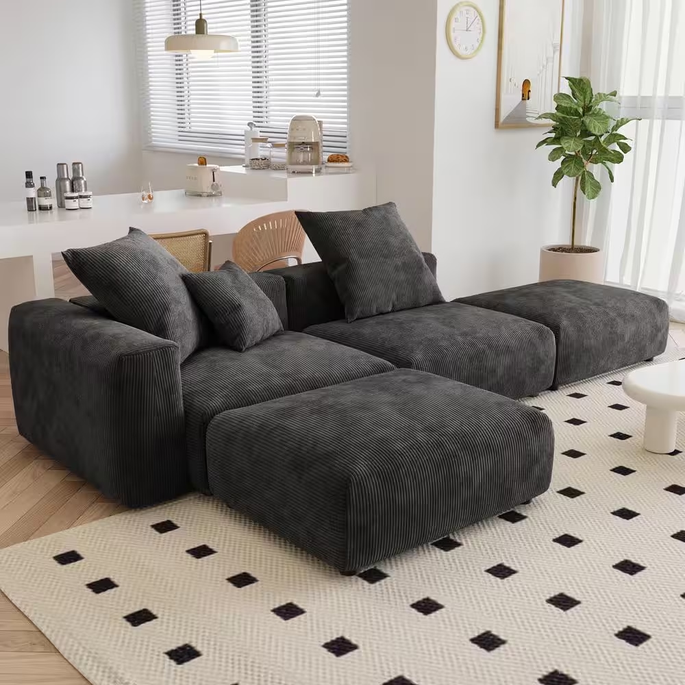 BuotiqHom DH-C2+2-126BK Sofas-Loveseats - View #3